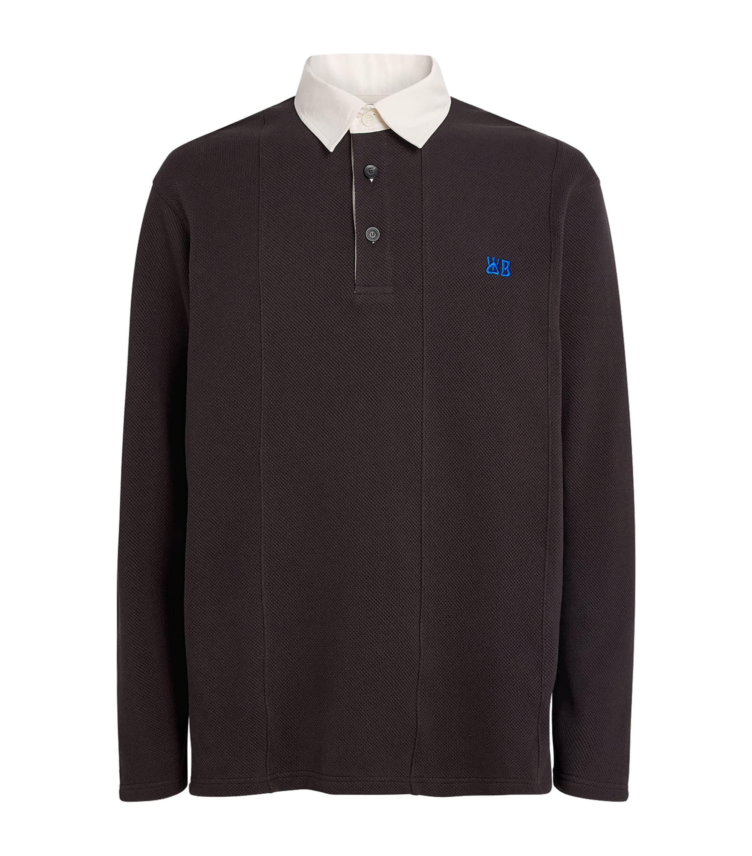 Wales Bonner Cotton Polo Shirt by WALES BONNER