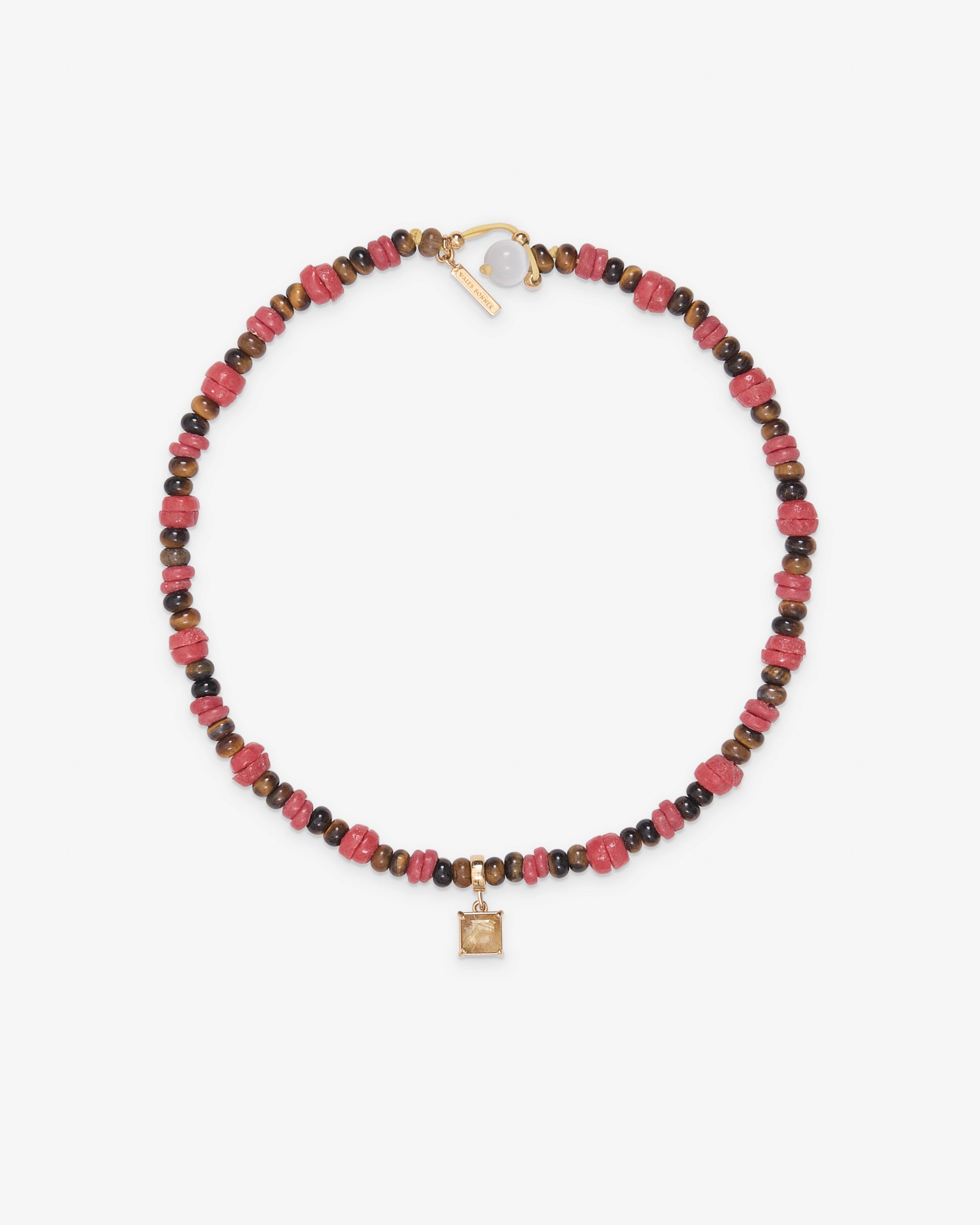Wales Bonner - Dream Necklace - (Red) by WALES BONNER