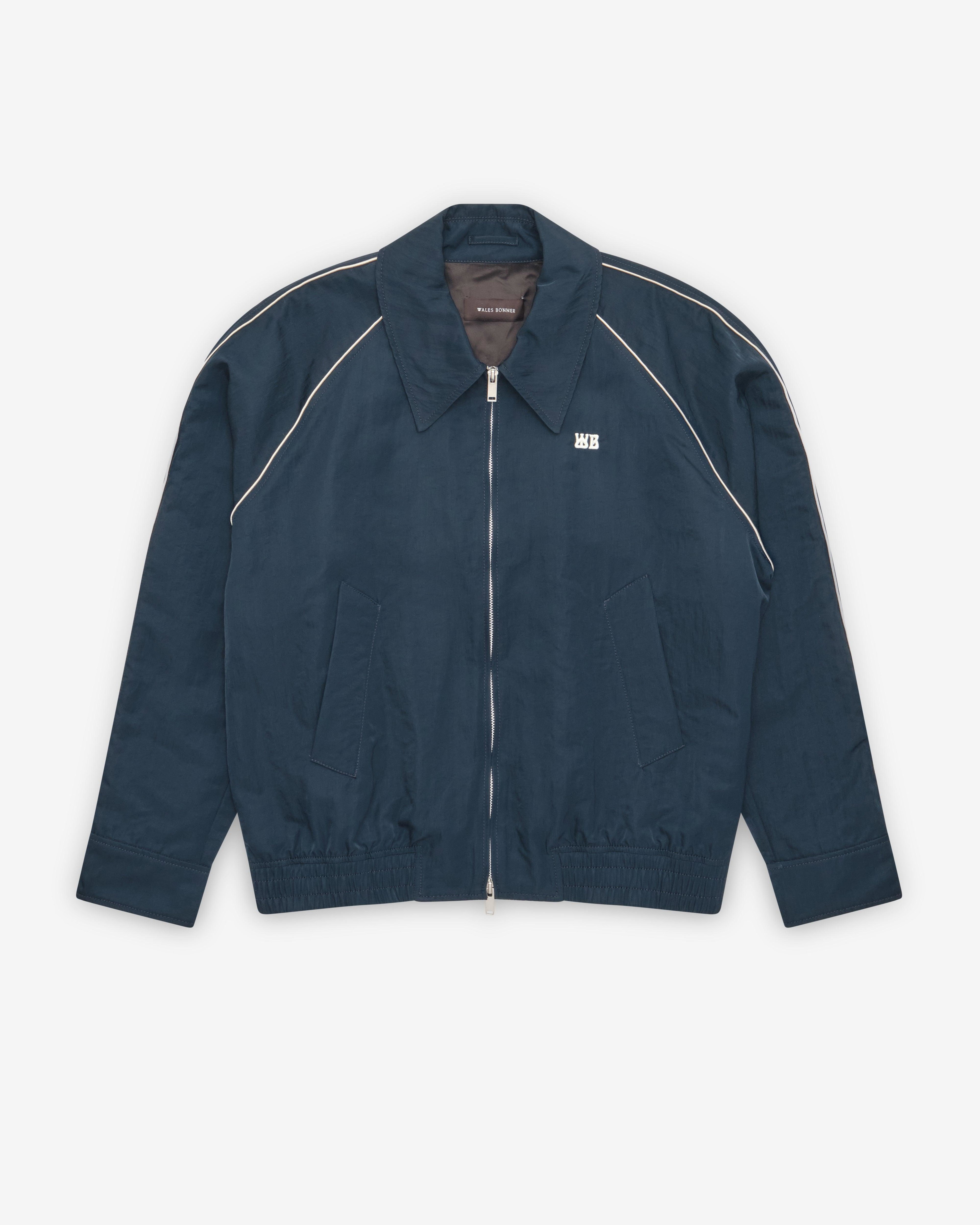 Wales Bonner - Men's Guide Track Jacket - (Navy) by WALES BONNER