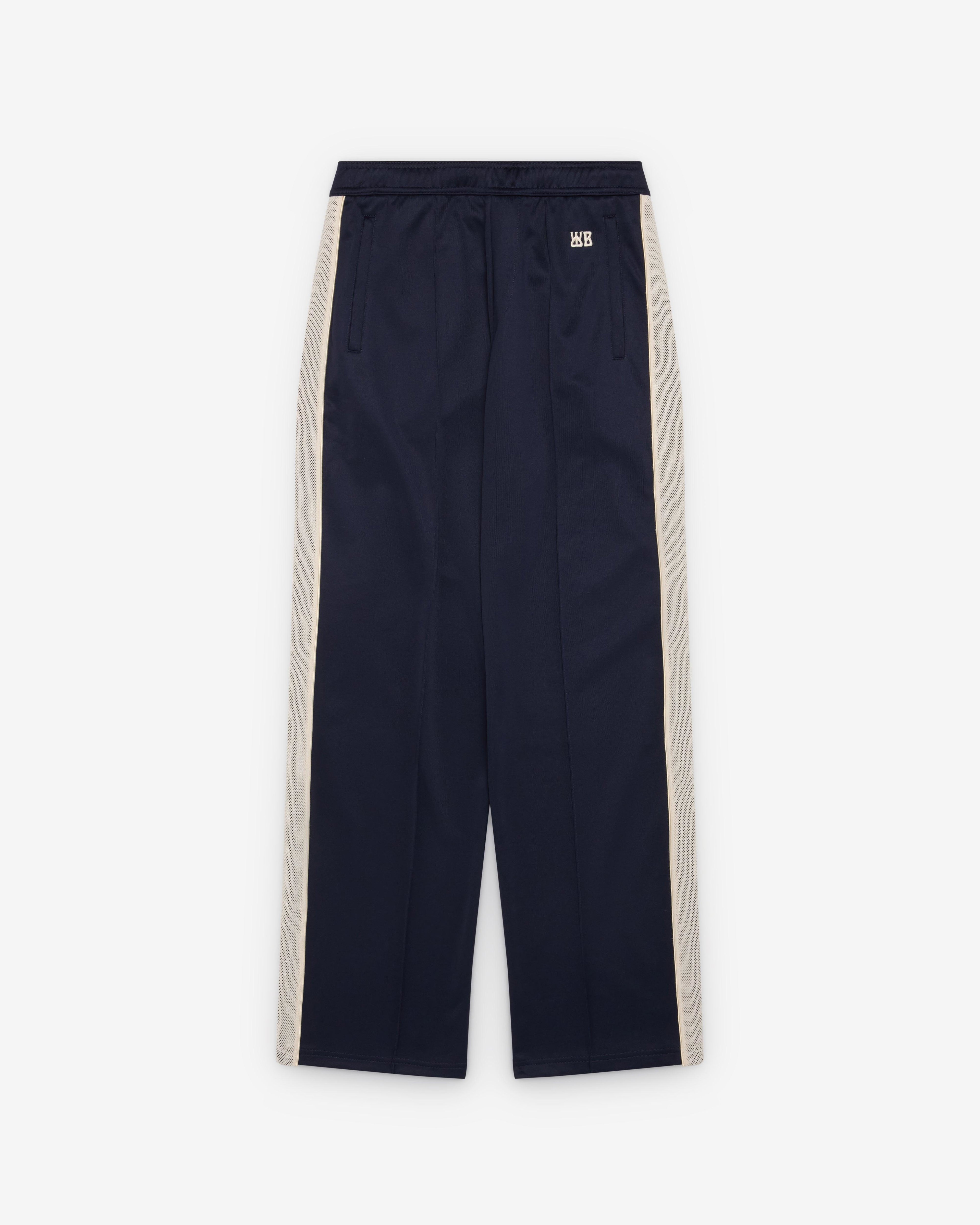 Wales Bonner - Men's Motion Track Pant - (Navy/Ivory) by WALES BONNER