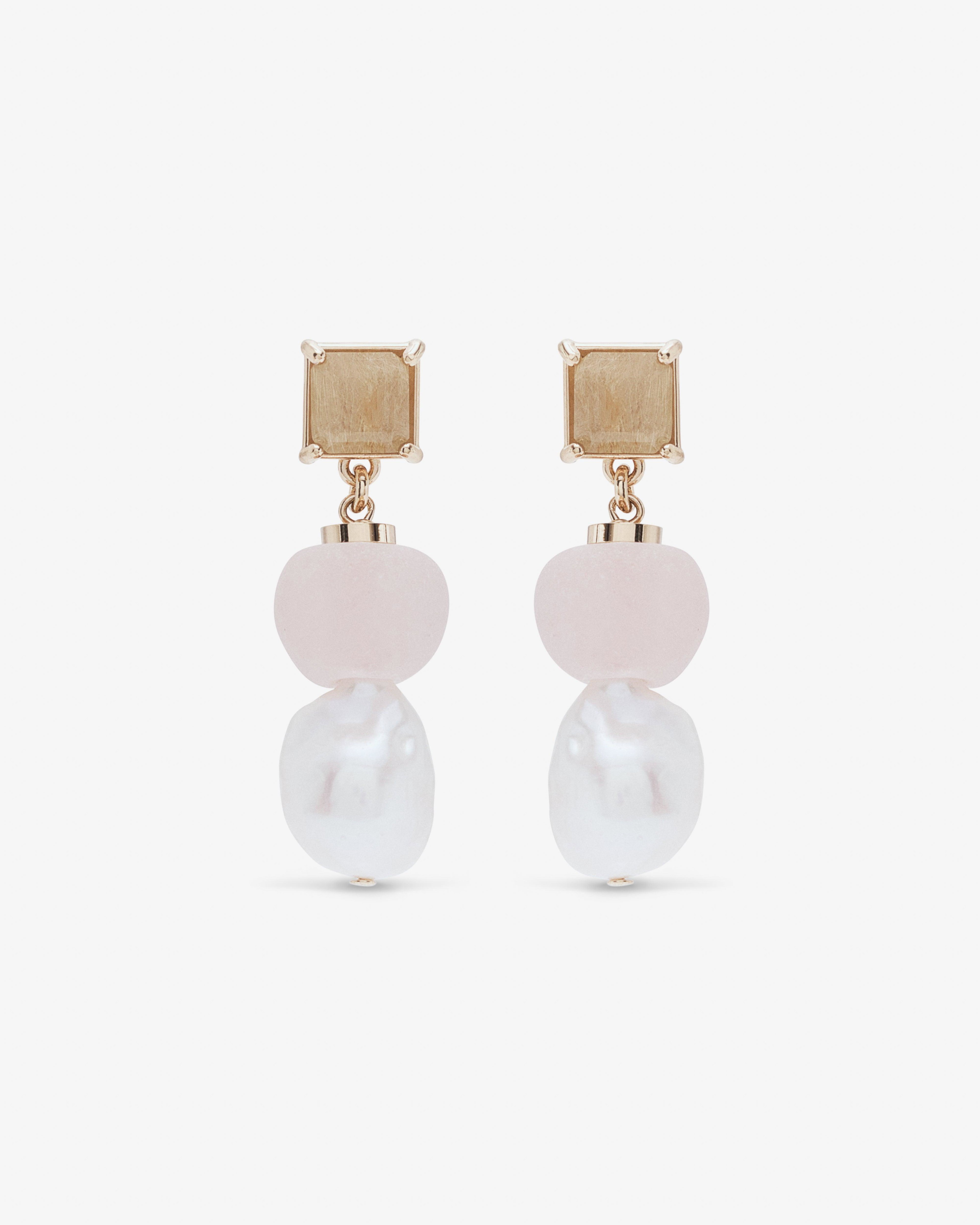 Wales Bonner - Wish Earring - (Rose) by WALES BONNER