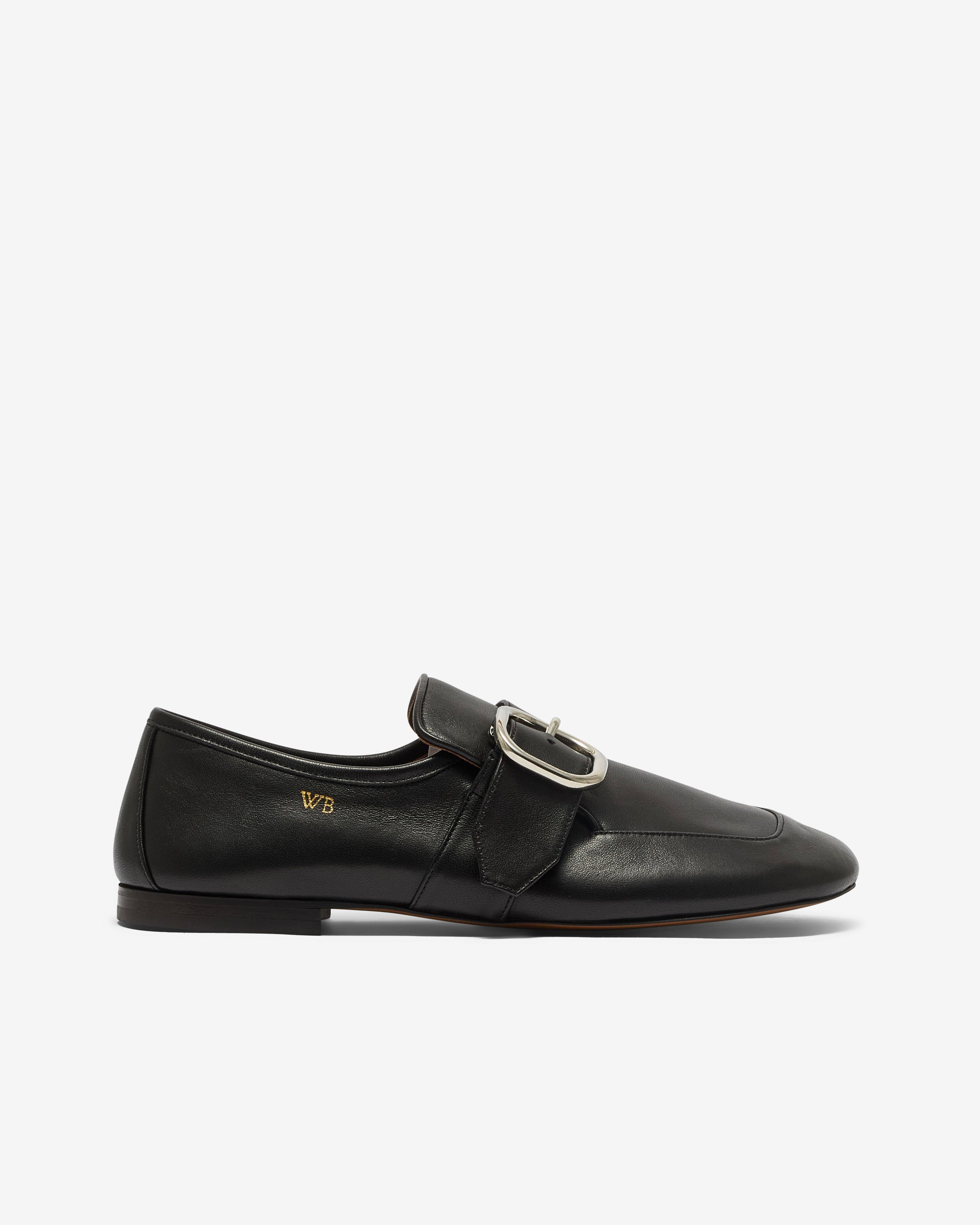 Wales Bonner - Women’s Buckle Slipper - (Black) by WALES BONNER