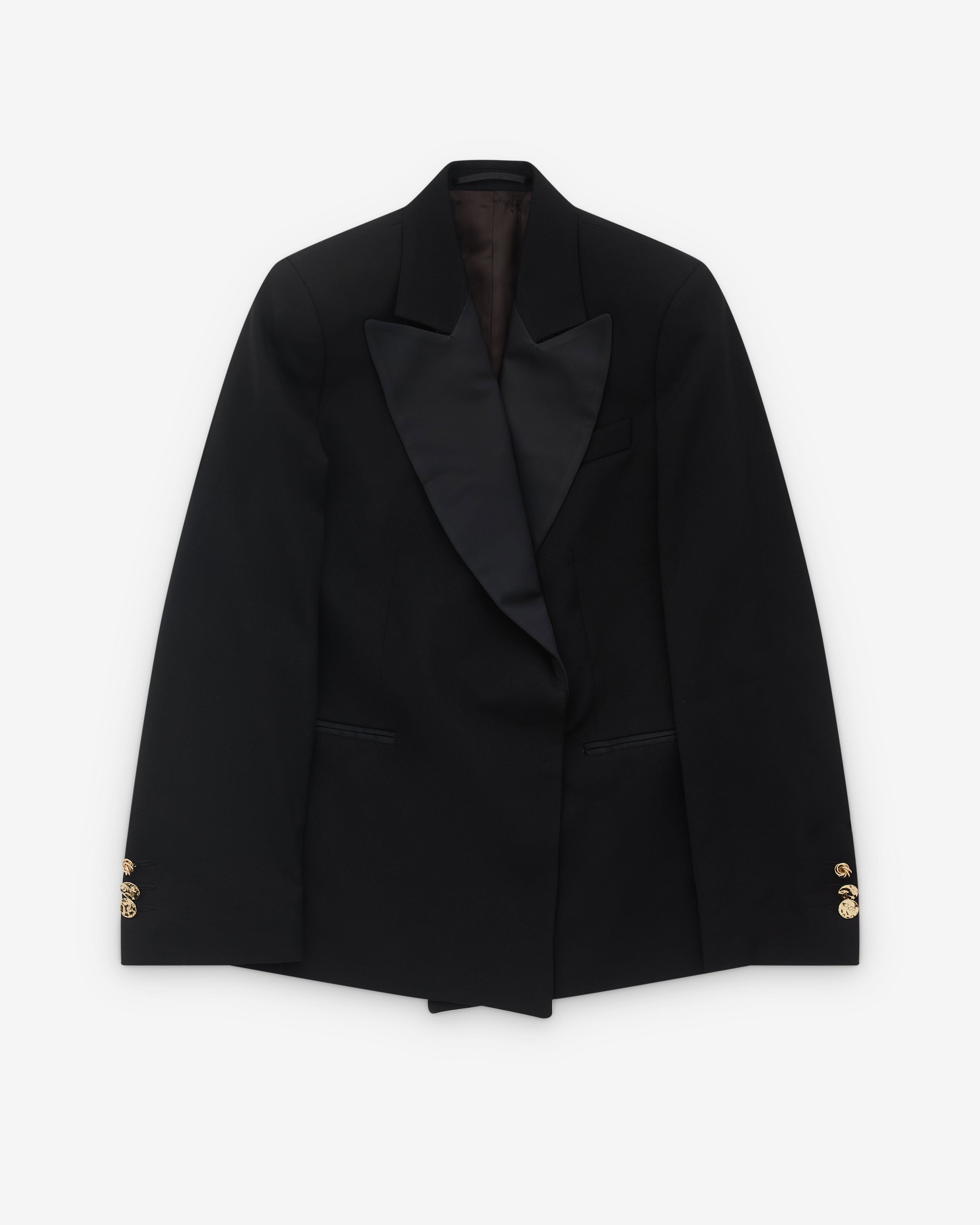Wales Bonner - Women’s Harmony Blazer - (Black) by WALES BONNER
