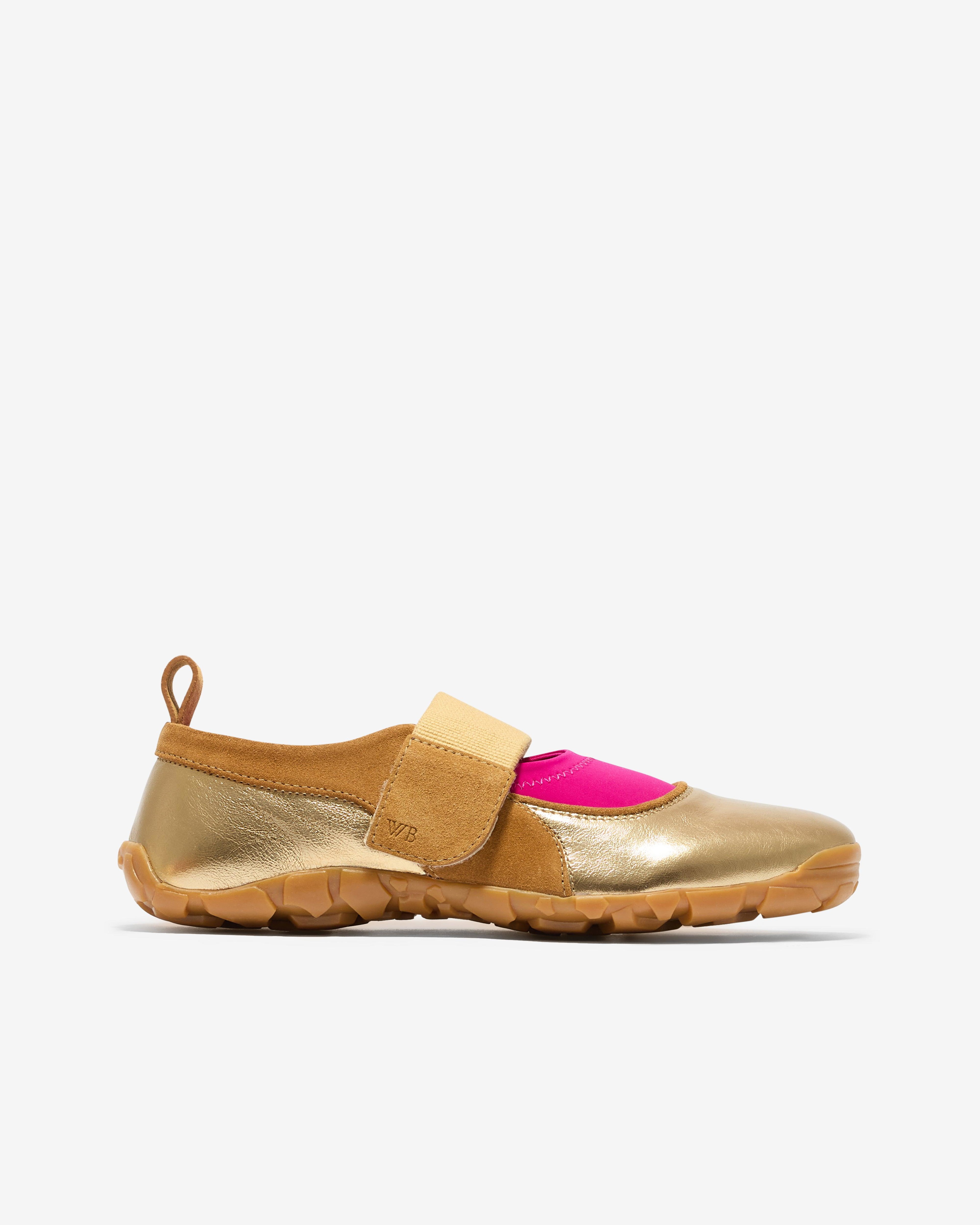 Wales Bonner - Women’s Jewel Mary Jane - (Gold) by WALES BONNER