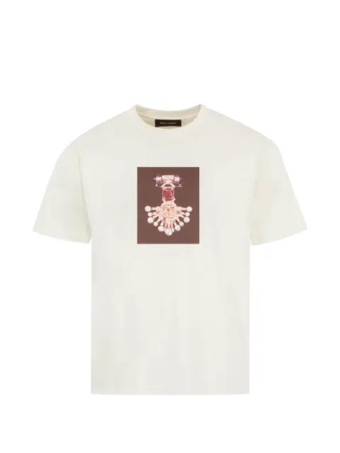 compass graphic T-shirt by WALES BONNER