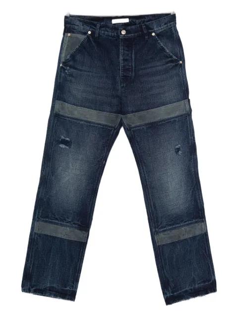 distressed-finish jeans by WALES BONNER
