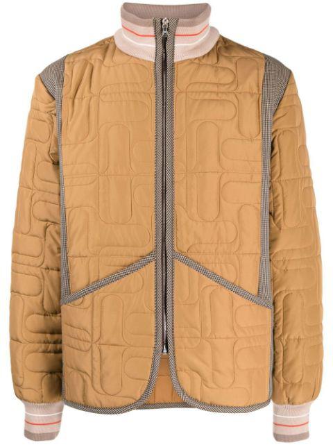 multi-panel padded jacket by WALES BONNER