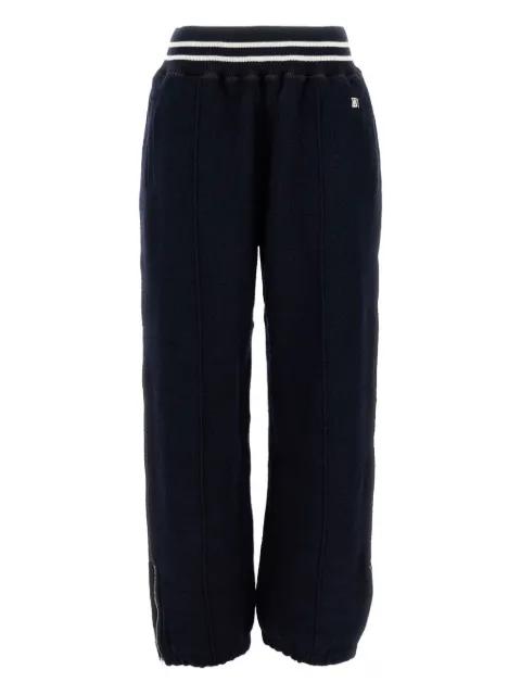 ribbed-trim trousers by WALES BONNER