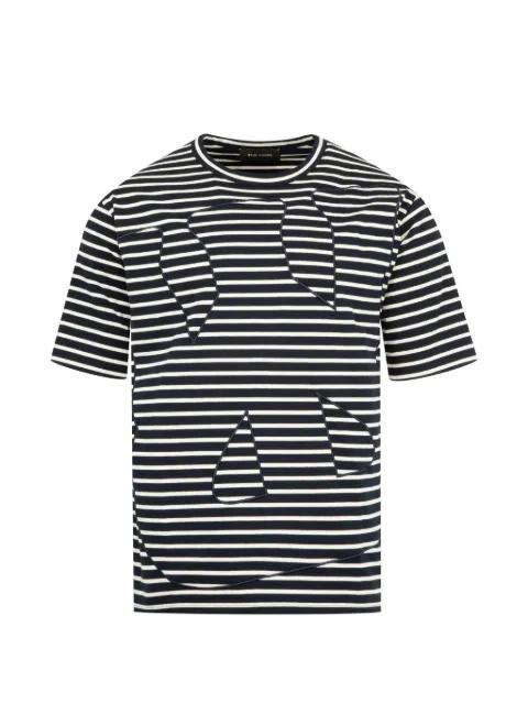 striped crown T-shirt by WALES BONNER