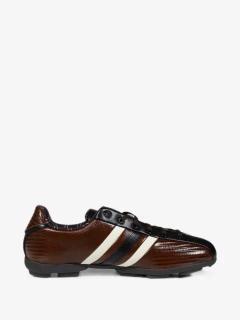 x Y-3 lizard-effect leather sneakers by WALES BONNER