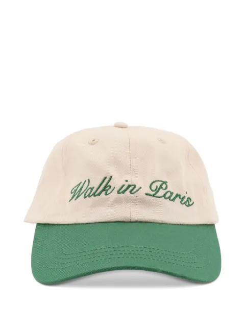 embroidery baseball hat by WALK IN PARIS