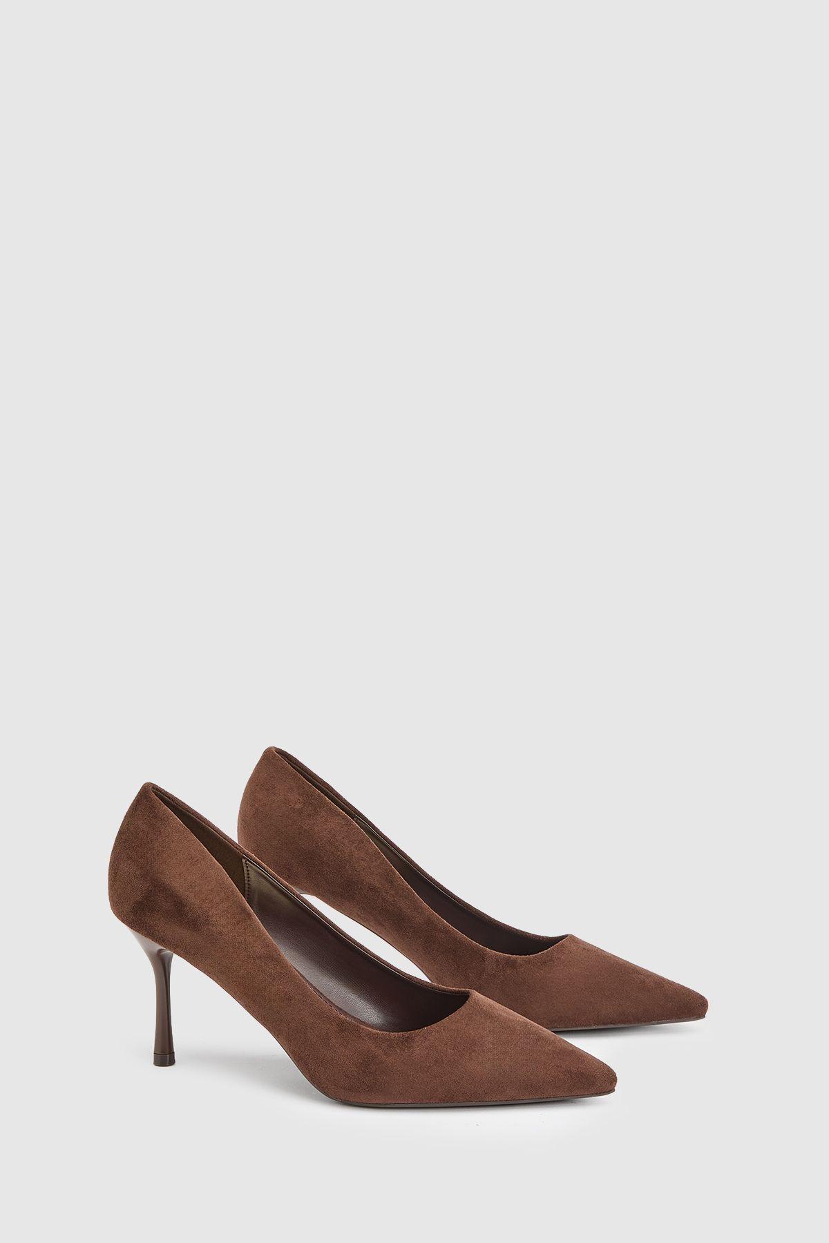 Amara Faux Suede High Stiletto Court Shoes by WALLIS