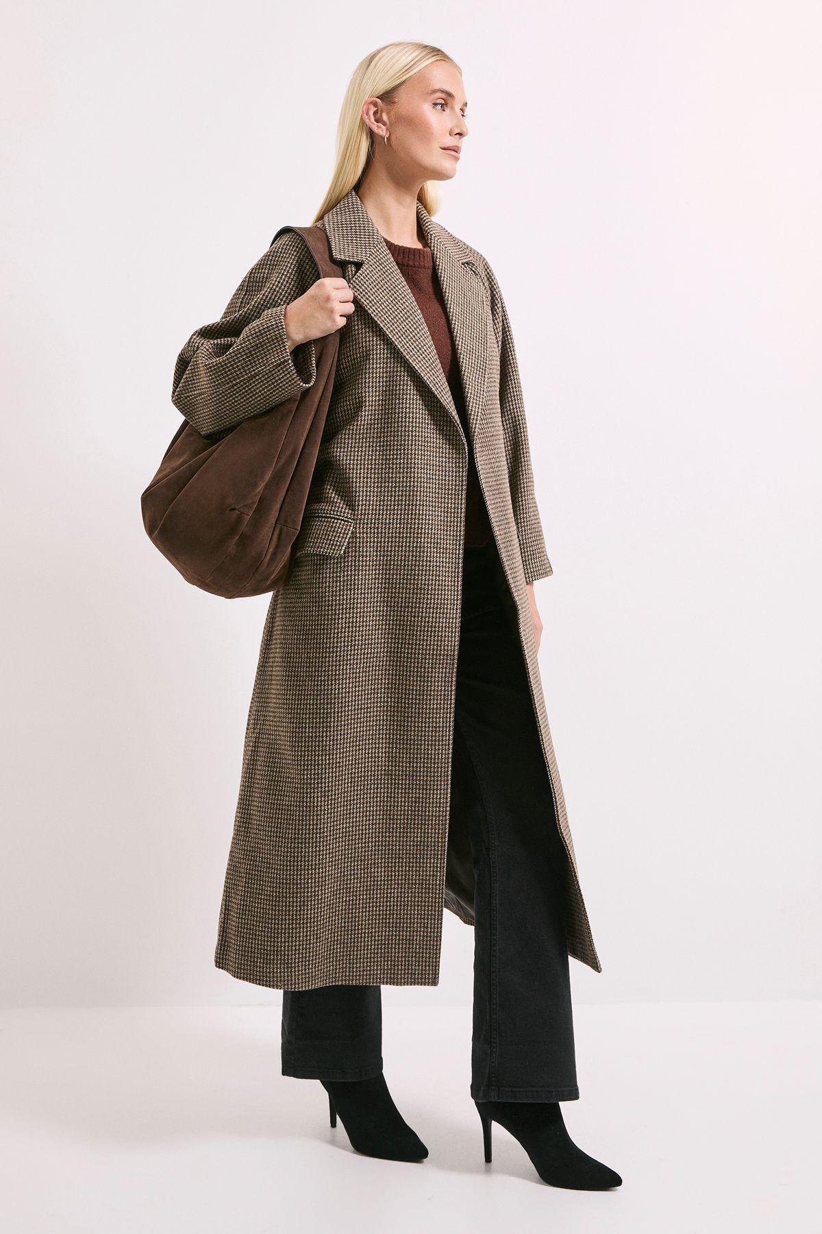 Double Faced Belted Cape Coat by WALLIS