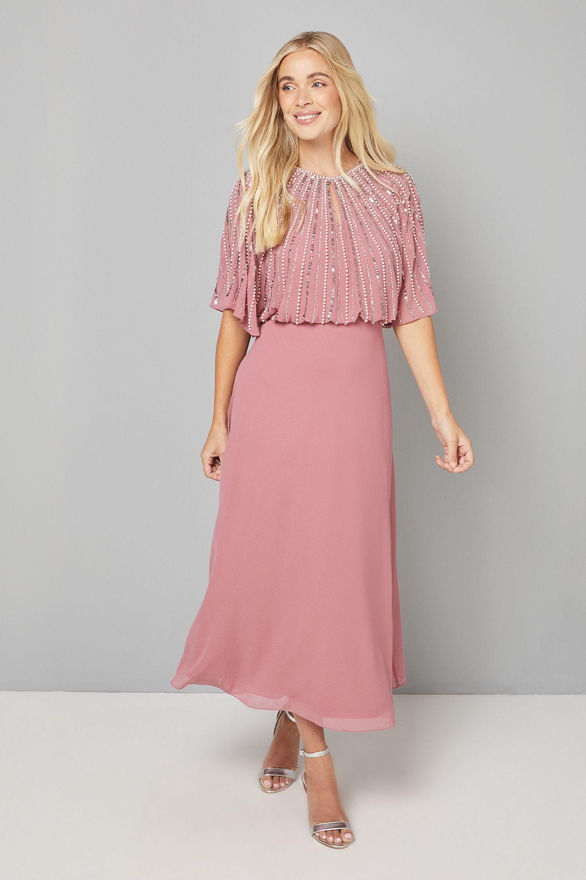 Petite Linear Embellished Midi Dress by WALLIS