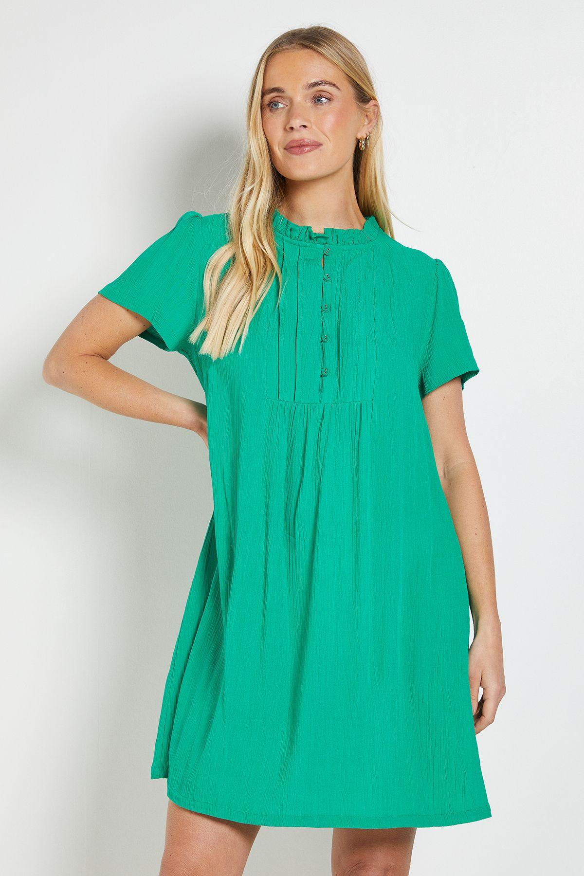 Petite Summer Cheesecloth Shift Dress by WALLIS