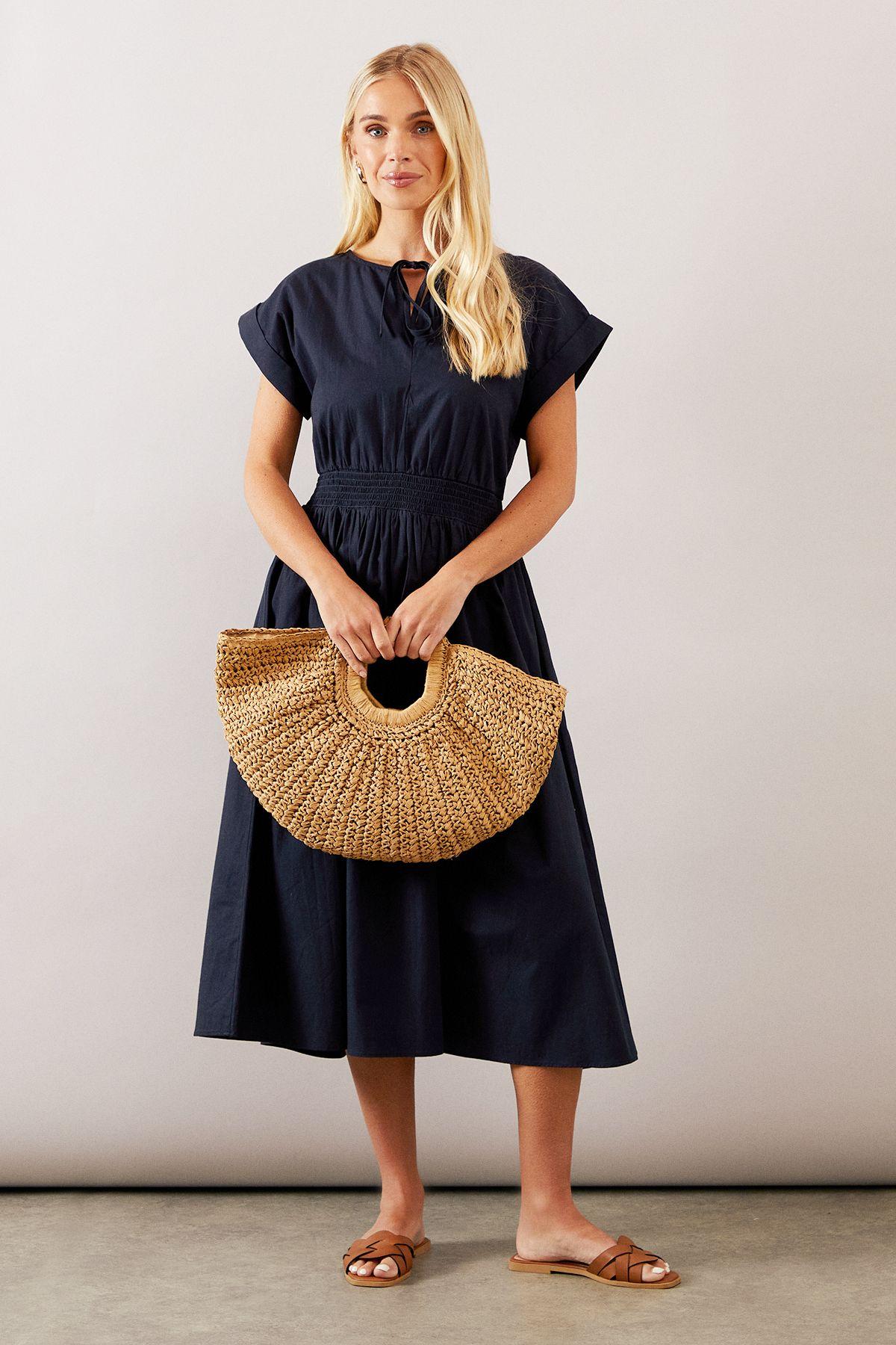 Petite Summer Cotton Midi Dress by WALLIS