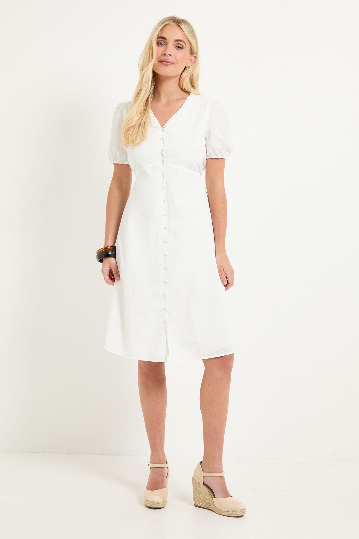 Petite Summer Cotton Midi Dress by WALLIS