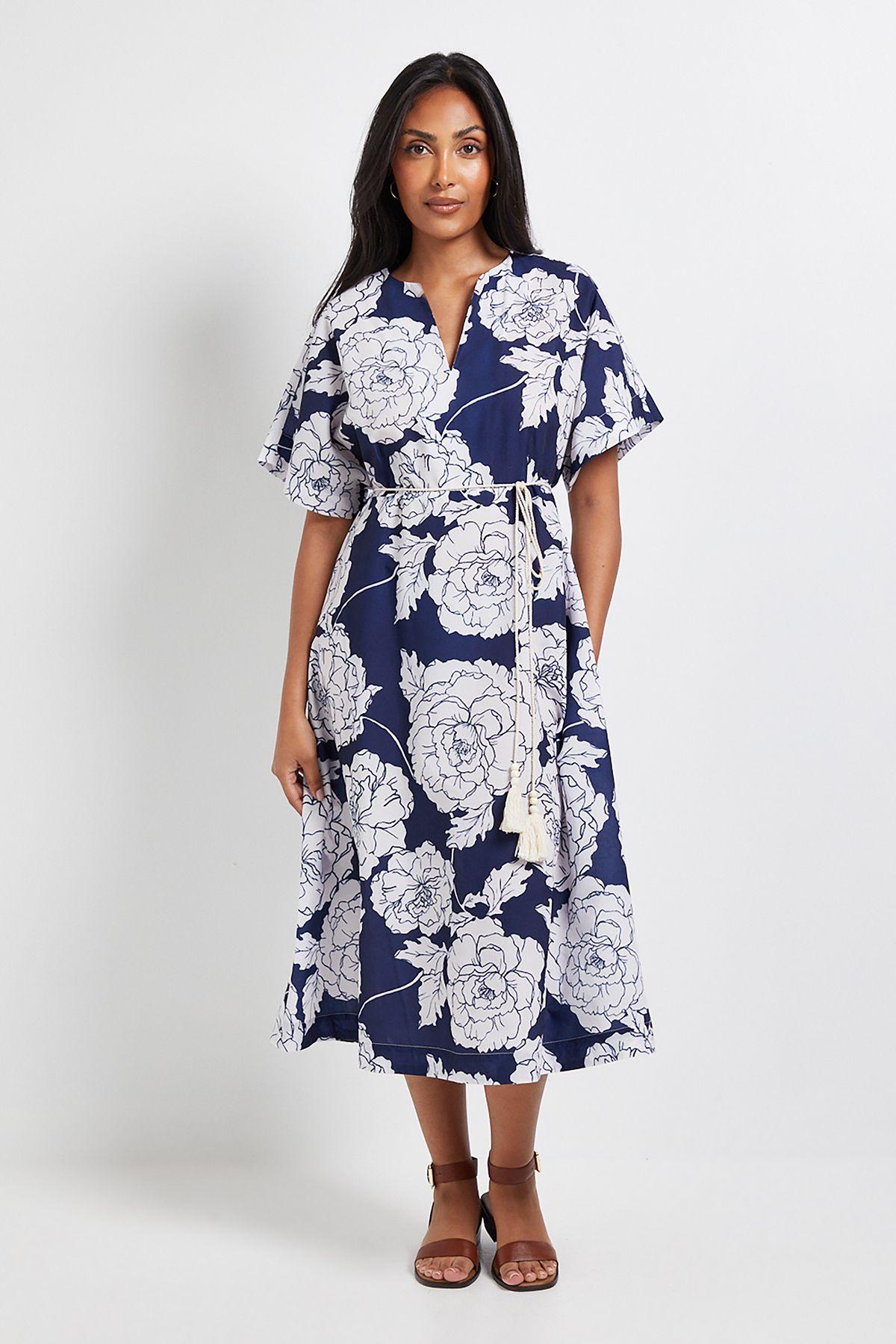 Petite Summer Floral Smock Dress by WALLIS