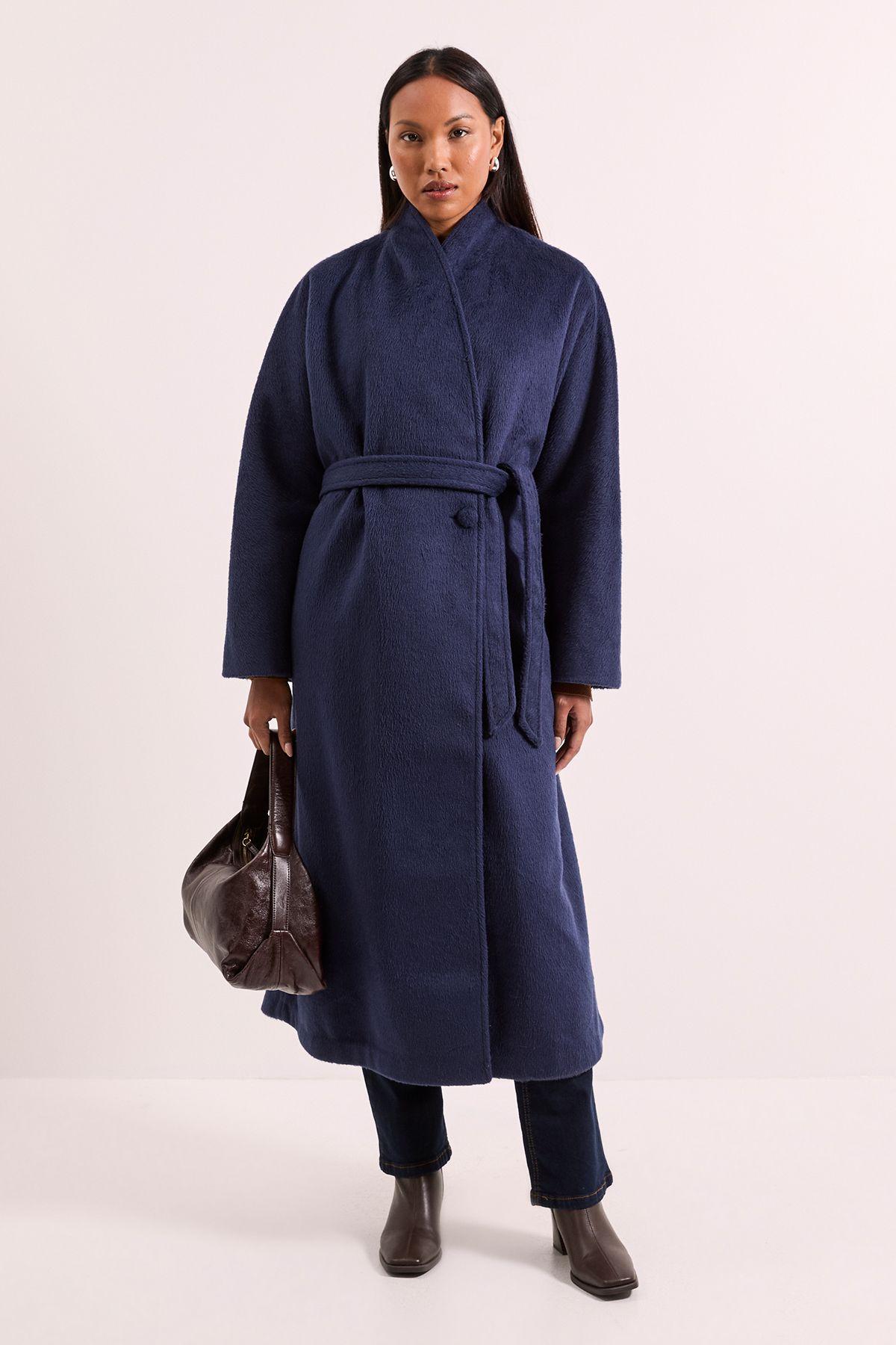 Principles by Wallis Wrap Belted Coat by WALLIS