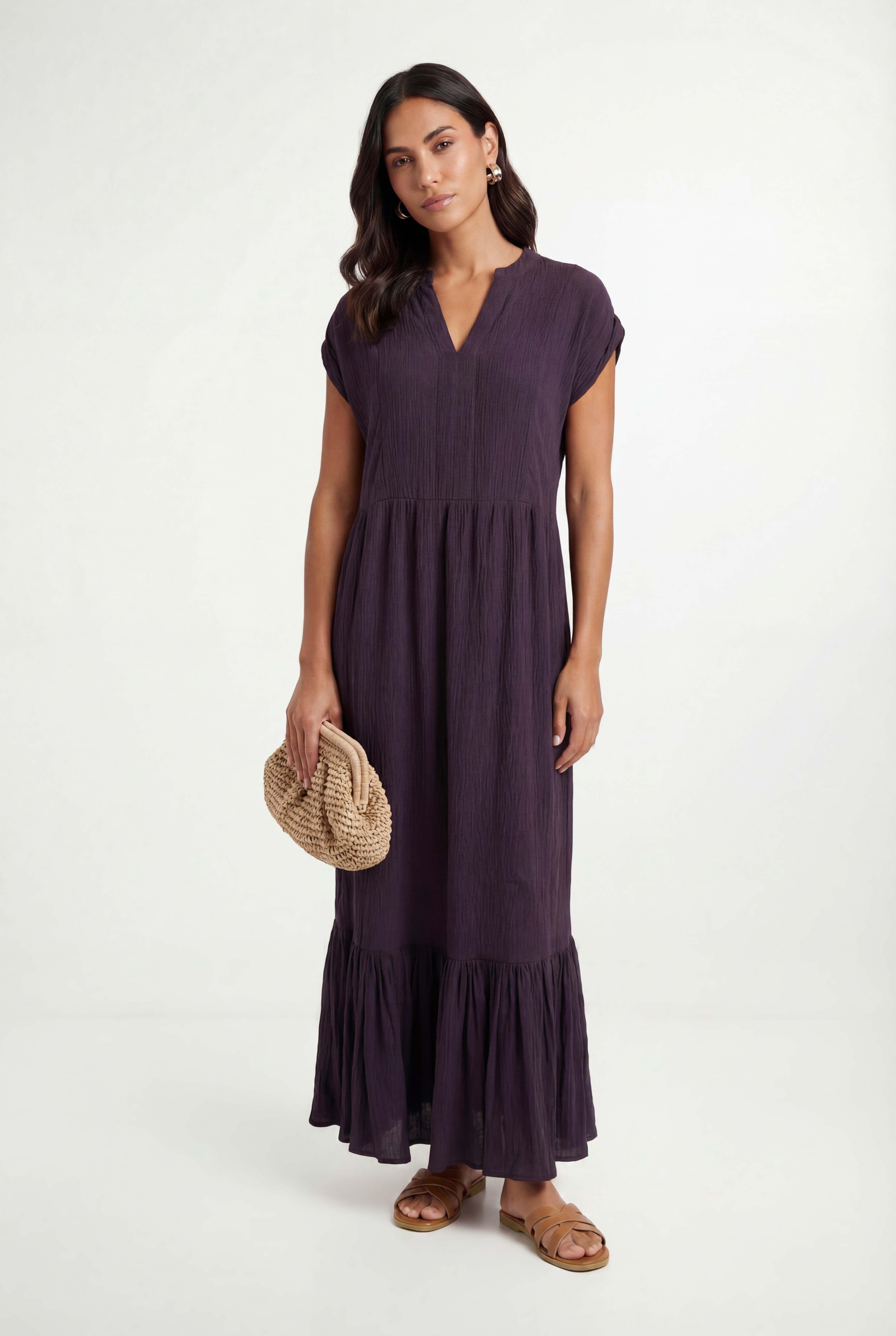 Summer Cheesecloth Maxi Dress by WALLIS