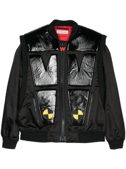 Crash padded bomber jacket by WALTER VAN BEIRENDONCK