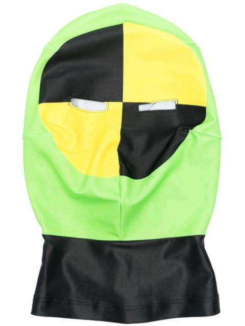 Dummy Morph colourblock balaclava by WALTER VAN BEIRENDONCK