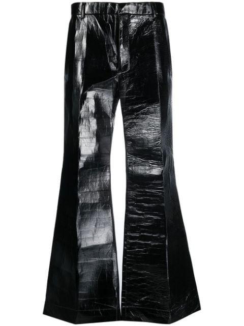 Elephant wide-leg teasers by WALTER VAN BEIRENDONCK
