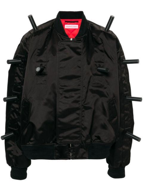 Exoskeleton bomber jacket by WALTER VAN BEIRENDONCK