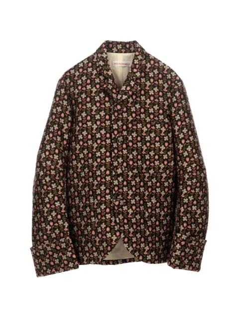 Royal floral-print blazer by WALTER VAN BEIRENDONCK