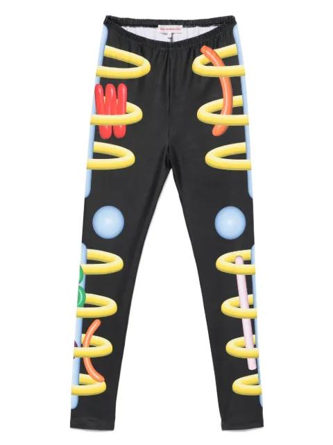 Void Clown Bike leggings by WALTER VAN BEIRENDONCK