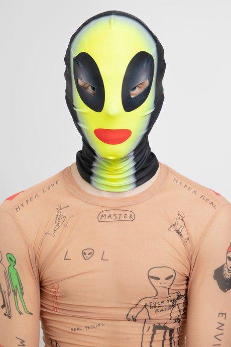 Walter Van Beirendonck Men'S Multicolor Alien Morph Mask Balaclava by WALTER  VAN BEIRENDONCK
