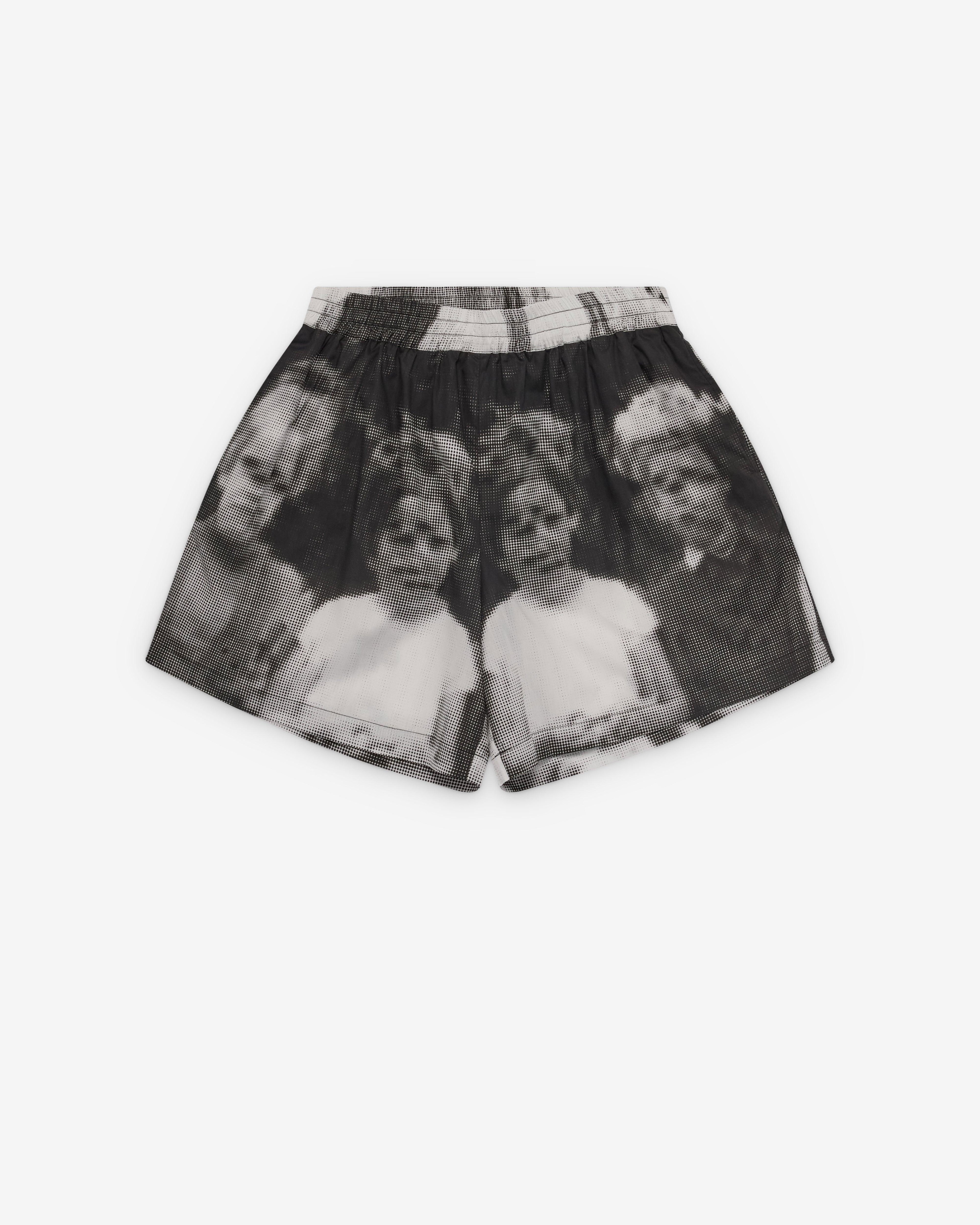 Walter Van Beirendonck - Men's Basic Shorts Glitch - (White Multi) by WALTER VAN BEIRENDONCK