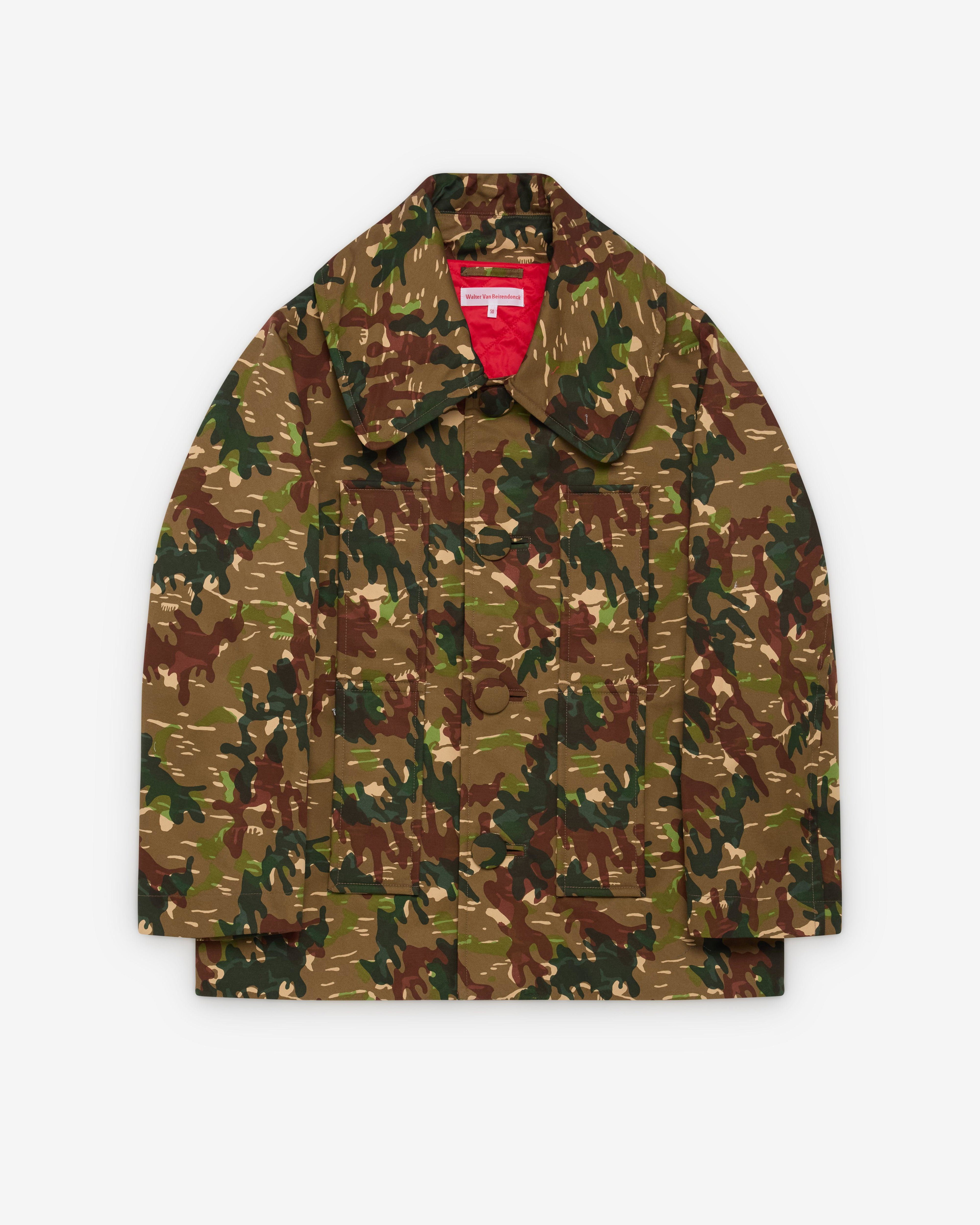 Walter Van Beirendonck - Men's Devil Caban - (Camo) by WALTER VAN BEIRENDONCK