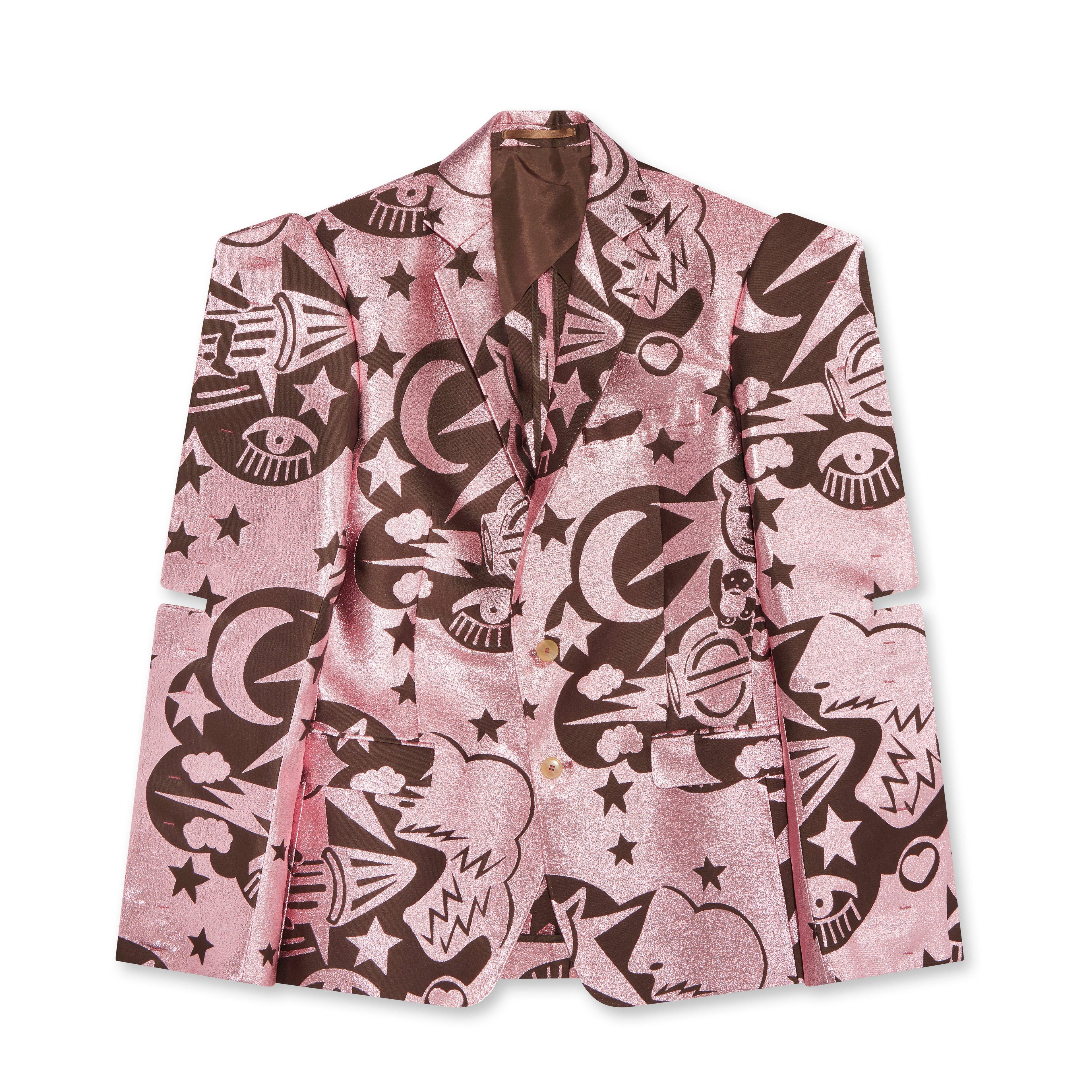 Walter Van Beirendonck - Men’s Icarus Blazer - (Pink) by WALTER VAN BEIRENDONCK
