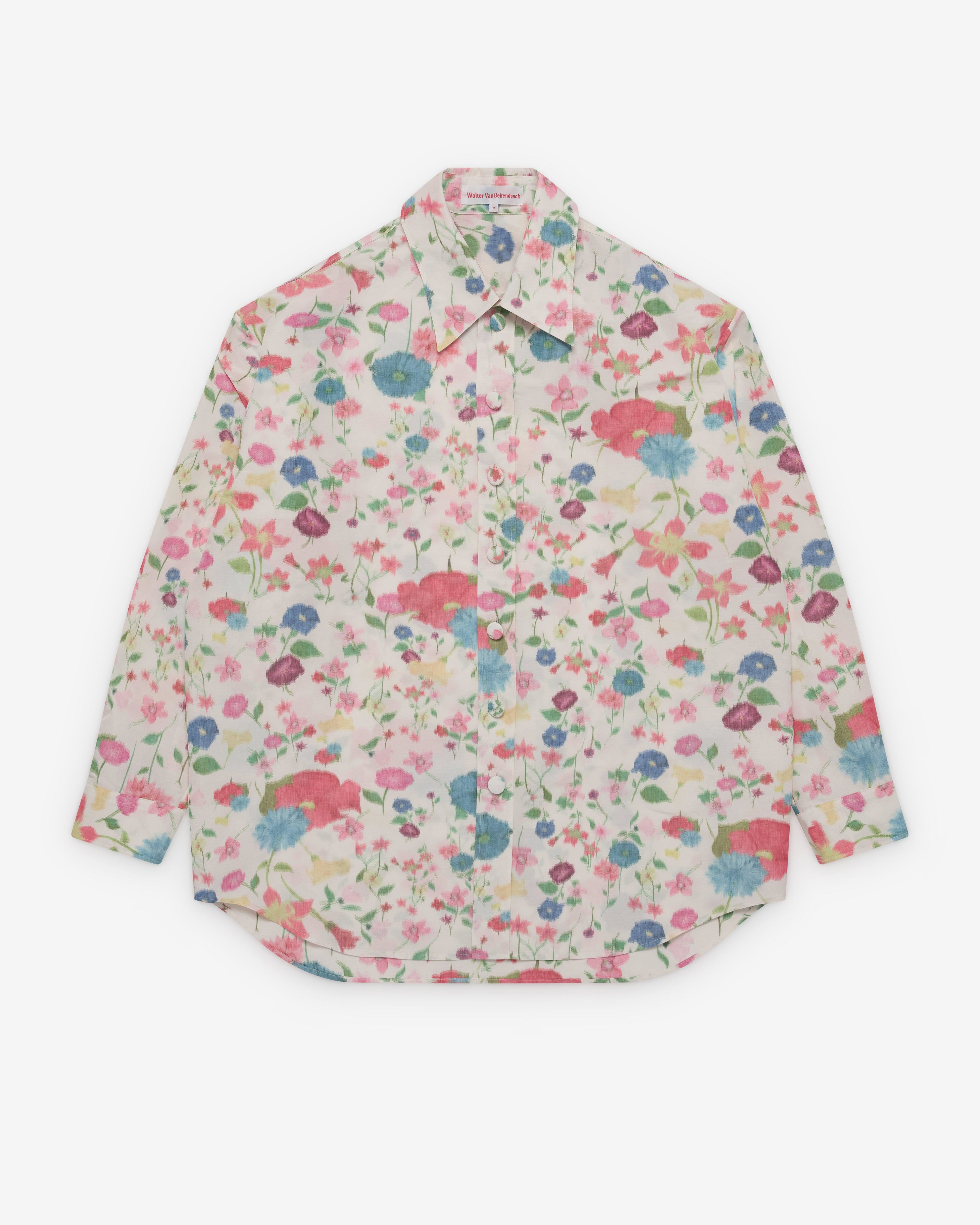 Walter Van Beirendonck - Men's Maxi Shirt - (Floral Print) by WALTER VAN BEIRENDONCK
