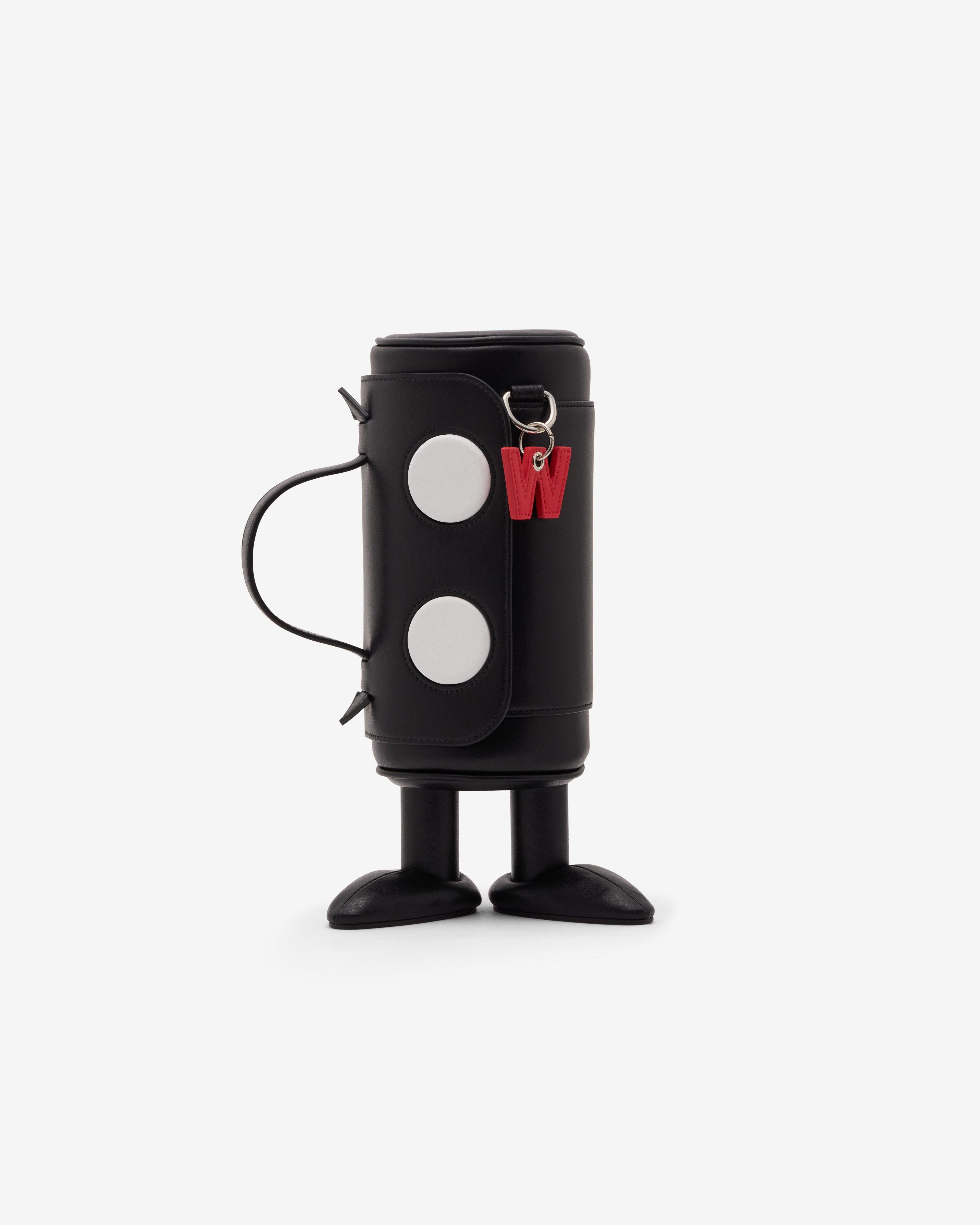 Walter Van Beirendonck - Men's My Cilinder Friend Bag - (Black) by WALTER VAN BEIRENDONCK