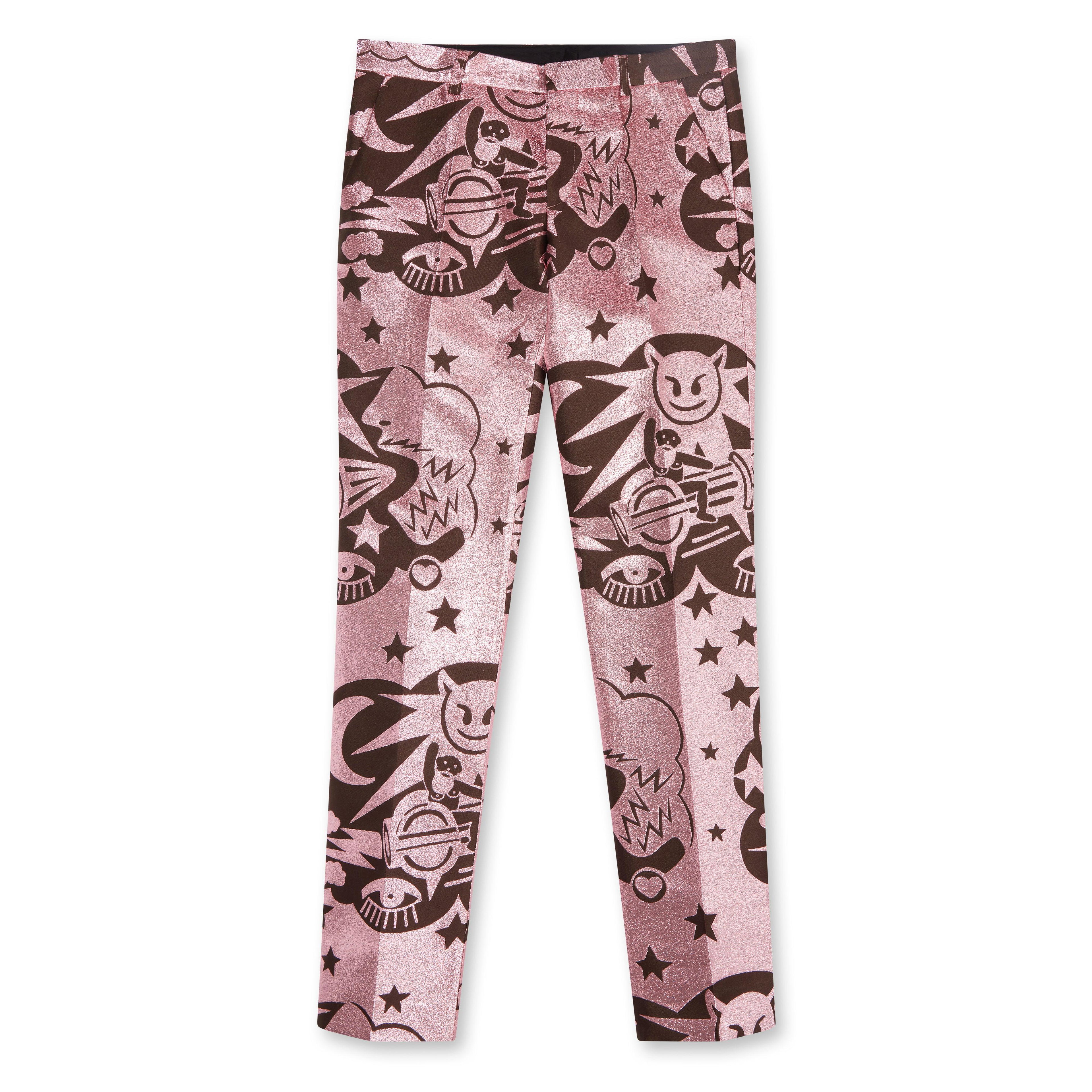 Walter Van Beirendonck - Men’s Sharp Trousers - (Pink) by WALTER VAN BEIRENDONCK