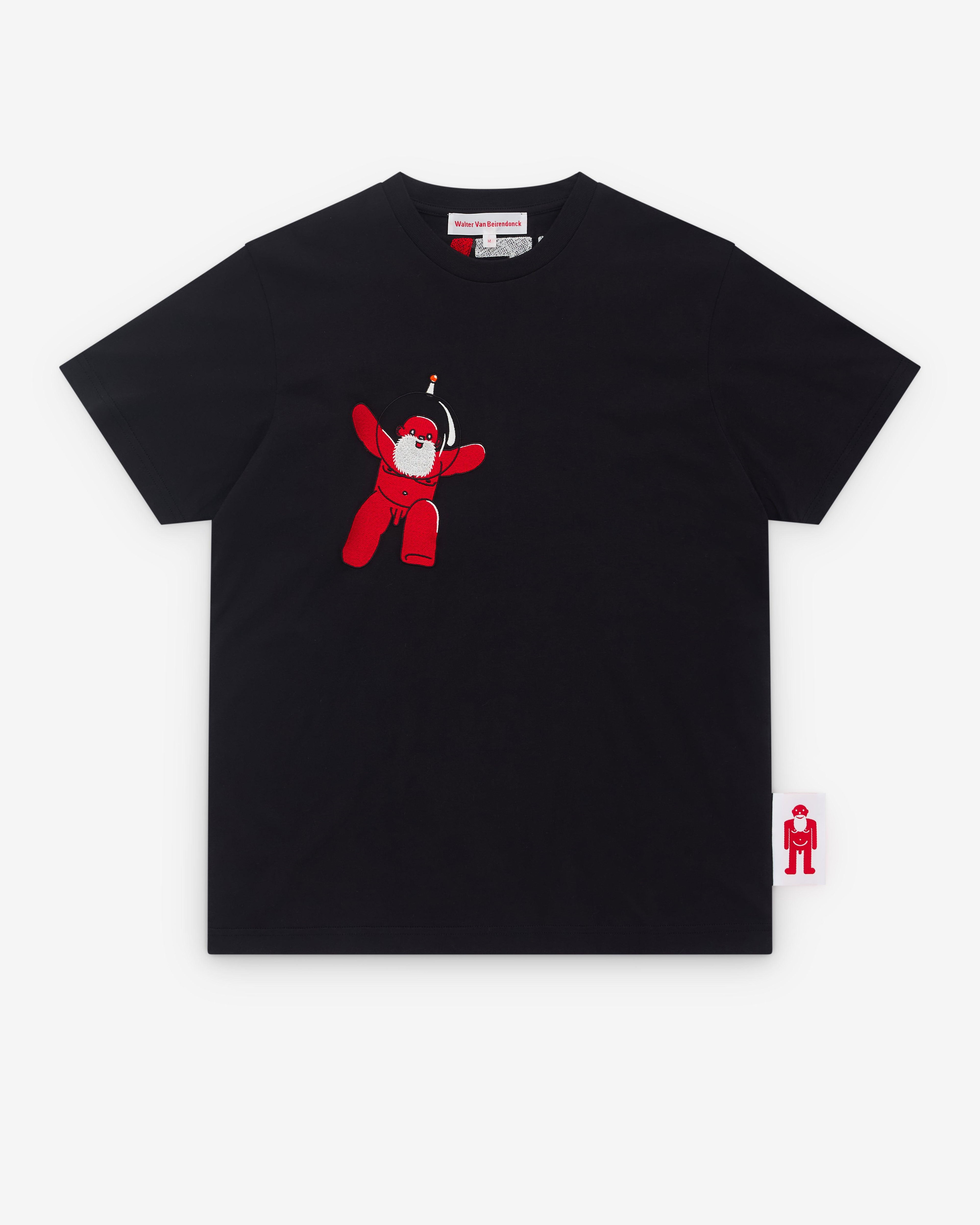 Walter Van Beirendonck - Men’s Space T-Shirt - (Black) by WALTER VAN BEIRENDONCK
