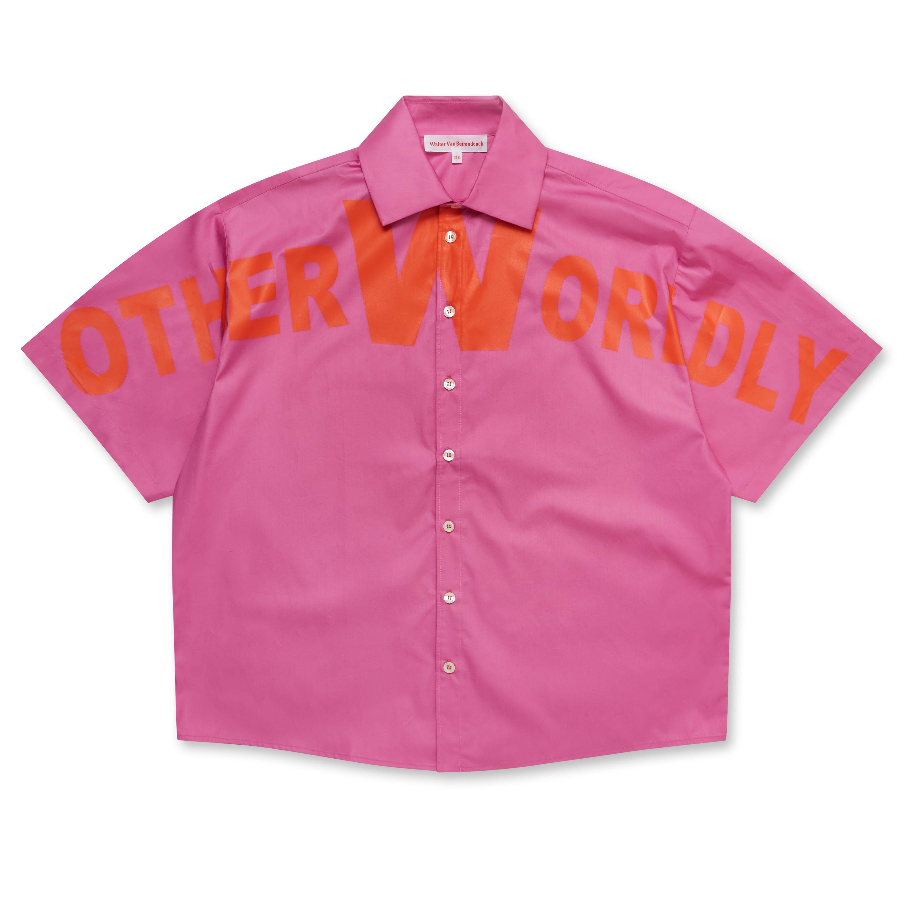 Walter Van Beirendonck - Men’s Star Shirt Otherworldly - (Pink) by WALTER VAN BEIRENDONCK