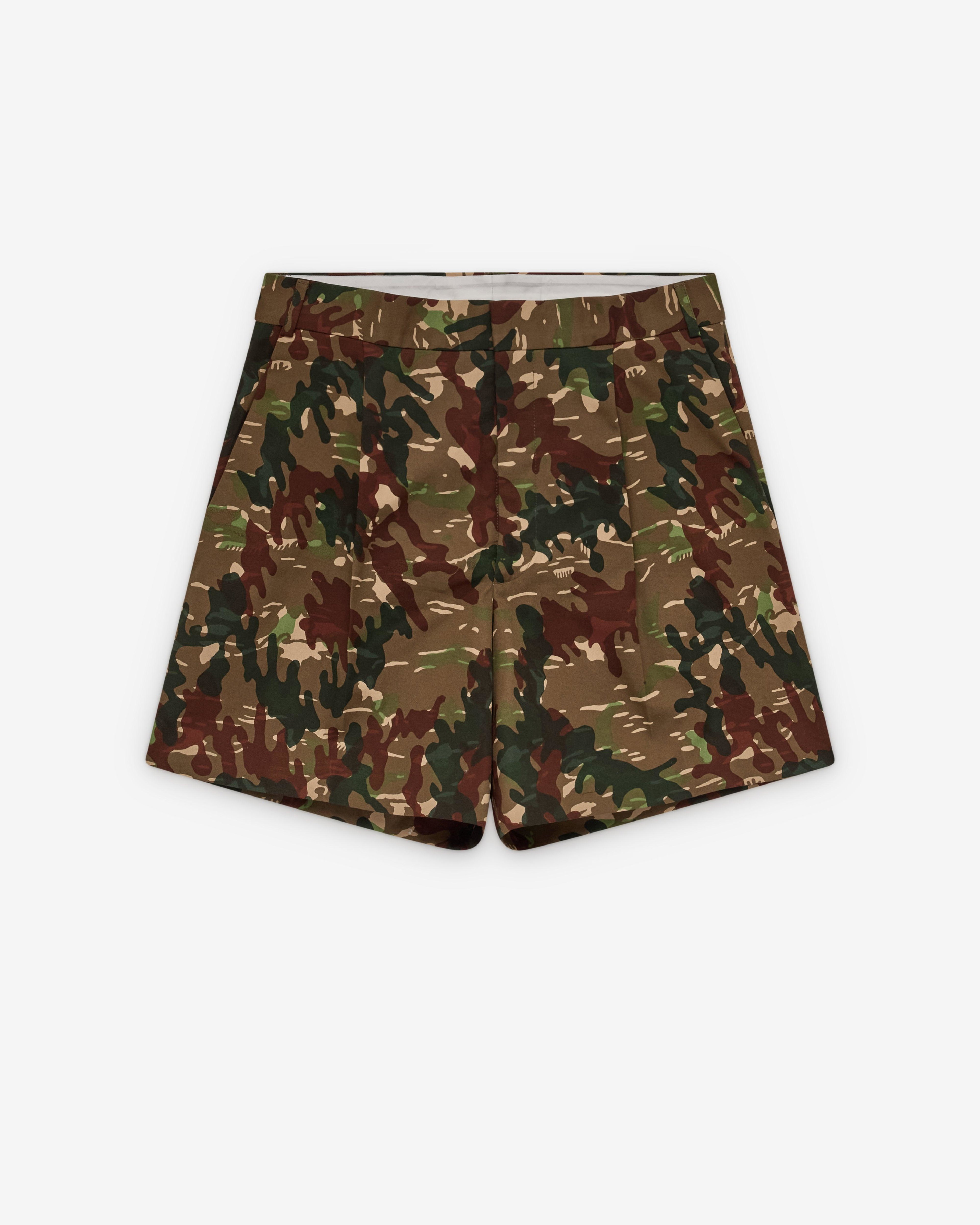 Walter Van Beirendonck - Men's Star Shorts - (Camo) by WALTER VAN BEIRENDONCK