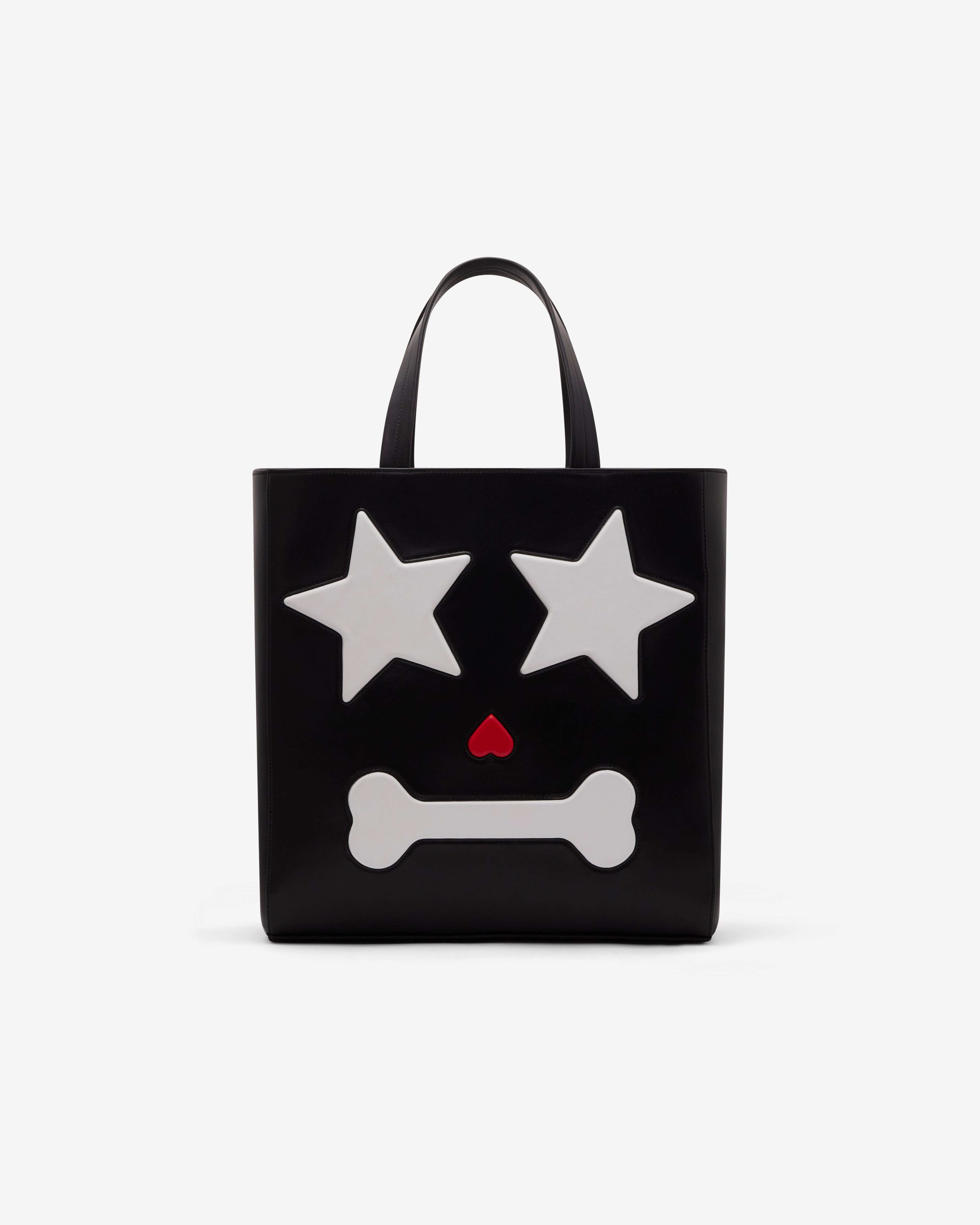 Walter Van Beirendonck - Men's Starry Eyes Tote Bag - (Black) by WALTER VAN BEIRENDONCK