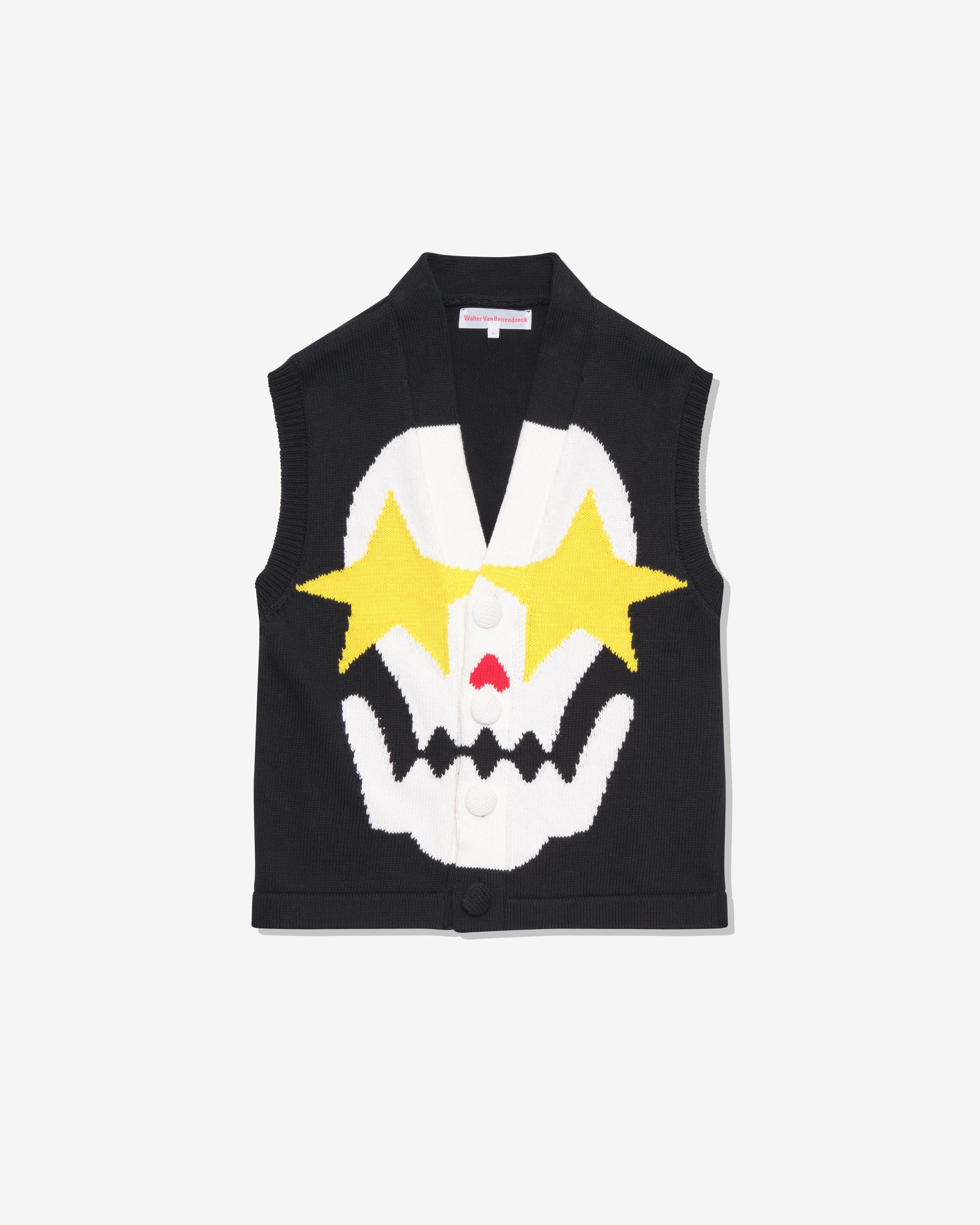Walter Van Beirendonck - Men's Starry Eyes Vest - (Black) by WALTER VAN BEIRENDONCK
