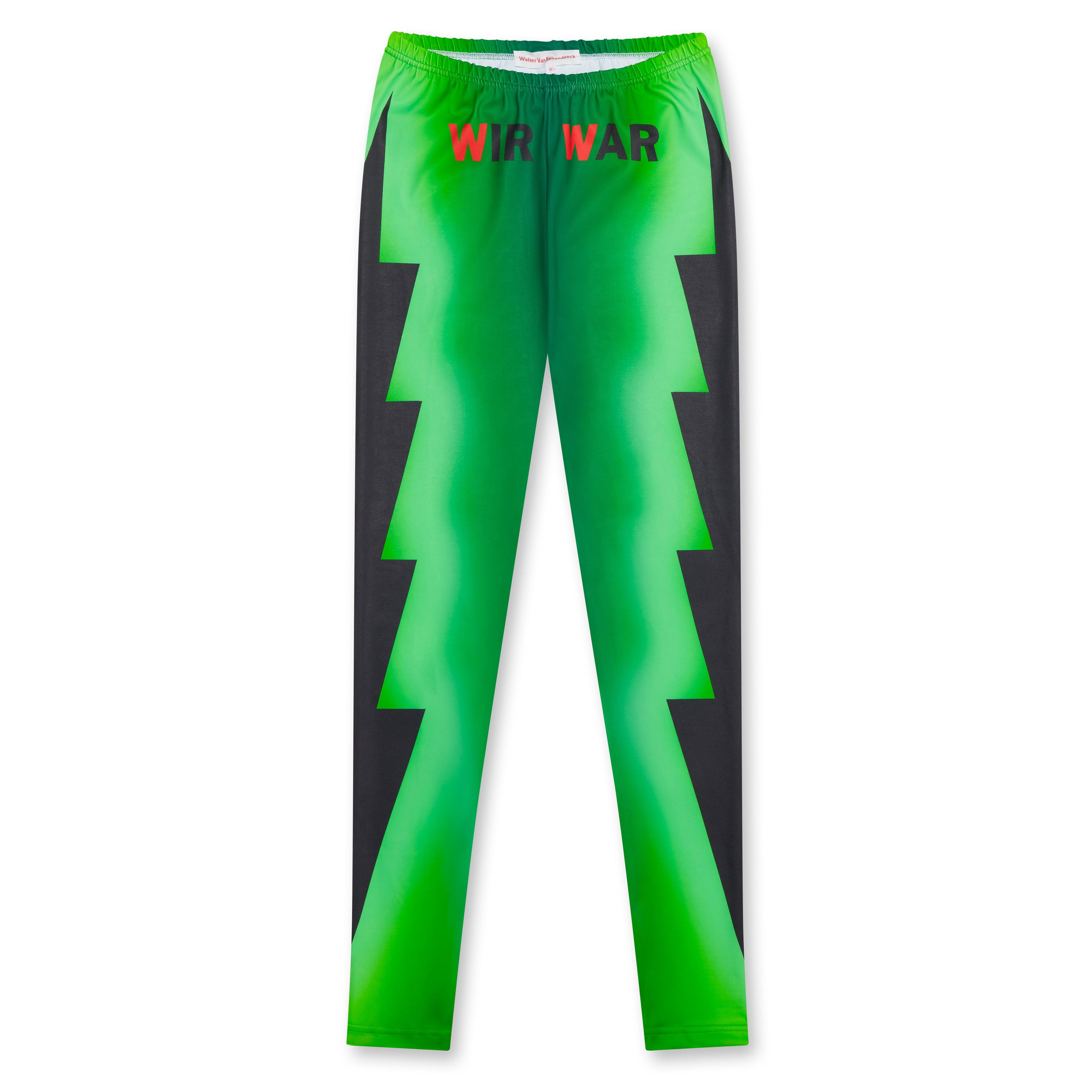 Walter Van Beirendonck - Men’s Sun Legging - (Green) by WALTER VAN BEIRENDONCK