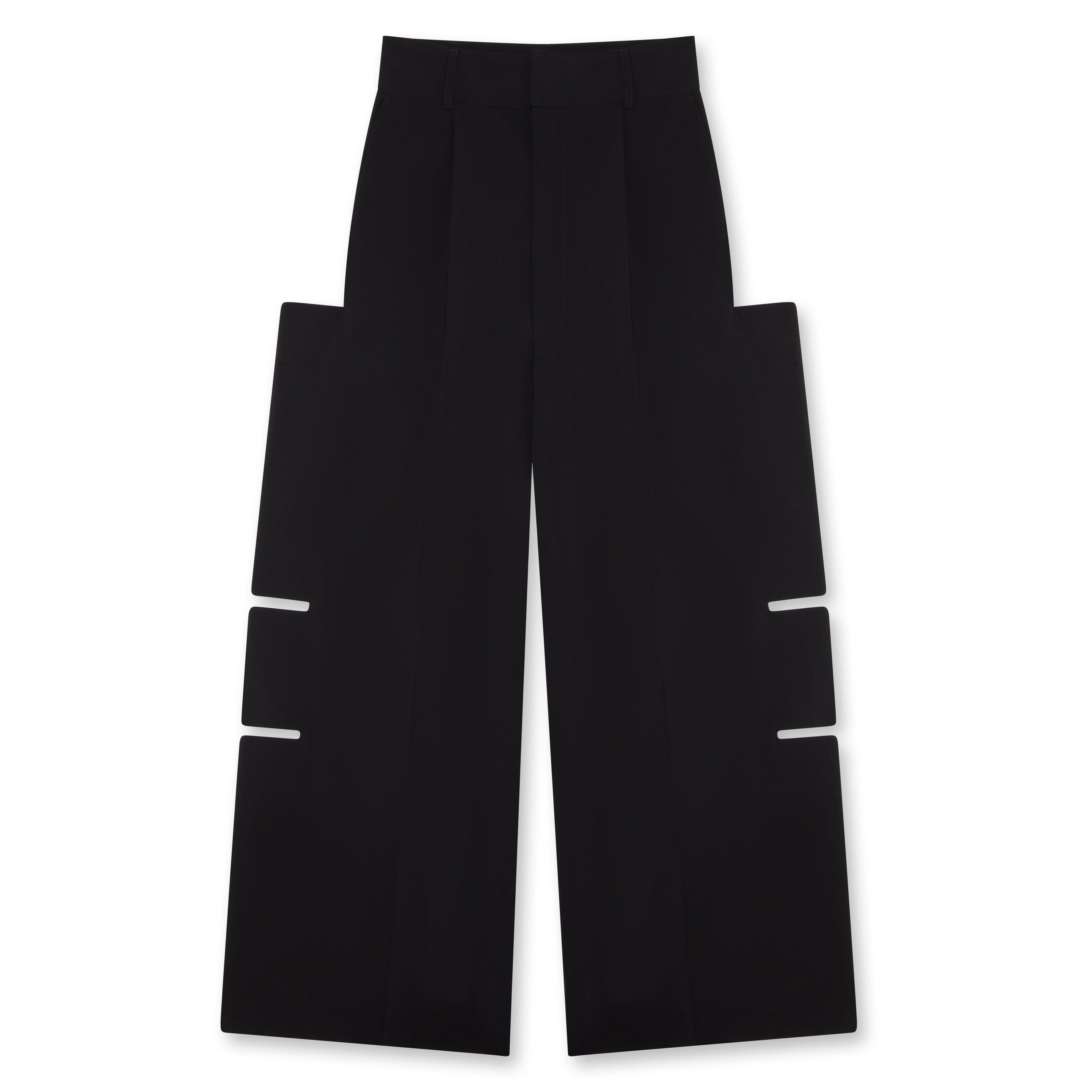 Walter Van Beirendonck - Men’s Wings Pants - (Black) by WALTER VAN BEIRENDONCK
