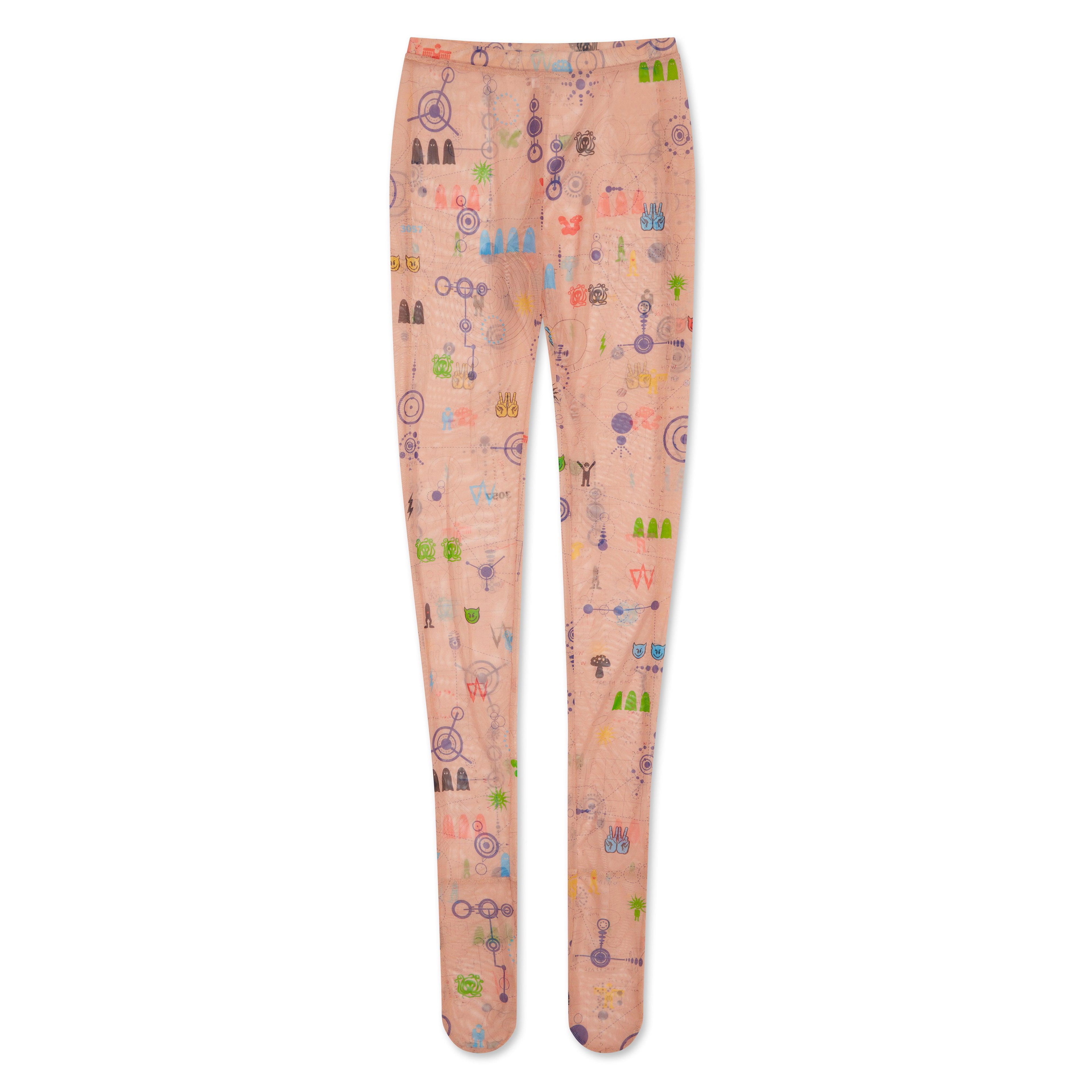 Walter Van Beirendonck - Men’s Wirwar Legging - (Beige) by WALTER VAN BEIRENDONCK