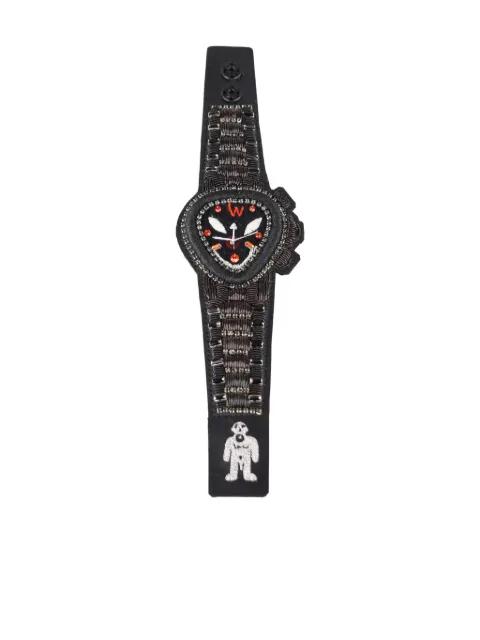 beaded-appliqué bracelet by WALTER VAN BEIRENDONCK