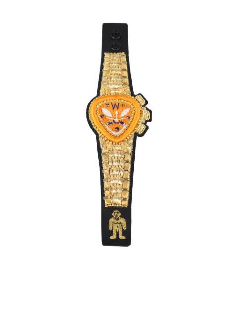 embroidered bracelet by WALTER VAN BEIRENDONCK