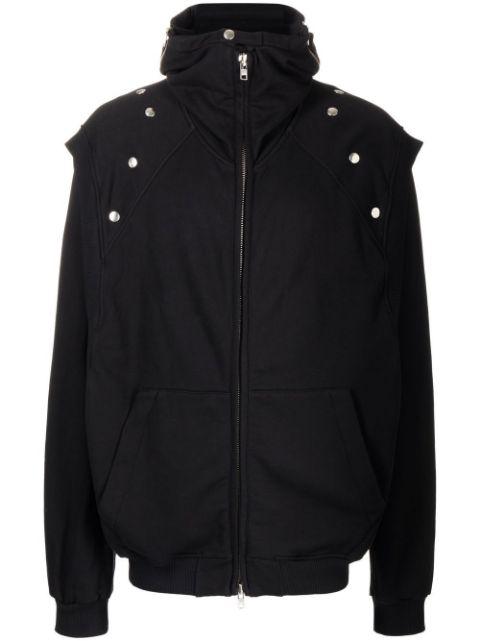 hoodied zipped-up jacket by WALTER VAN BEIRENDONCK