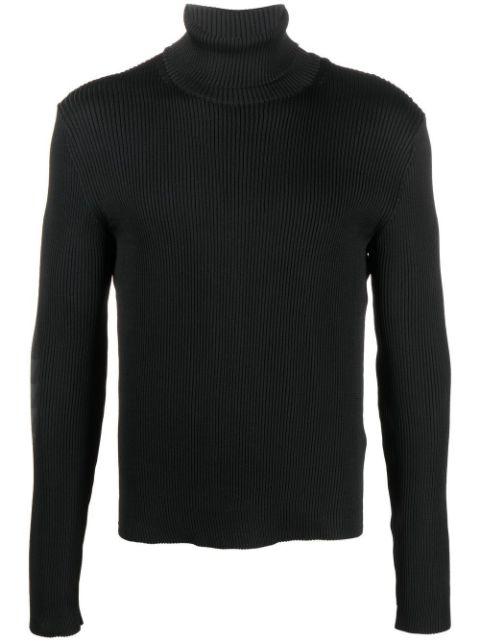 ribbed roll neck jumper by WALTER VAN BEIRENDONCK