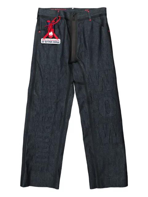 x G-Star Raw embellished jeans by WALTER VAN BEIRENDONCK